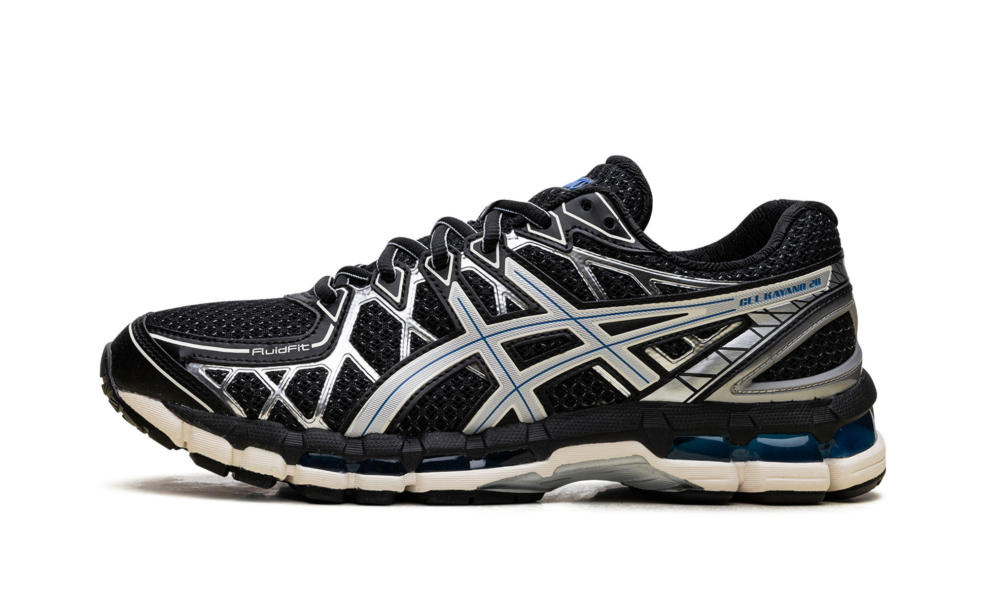 ASICS Gel-Kayano 20 Black Pure Silver