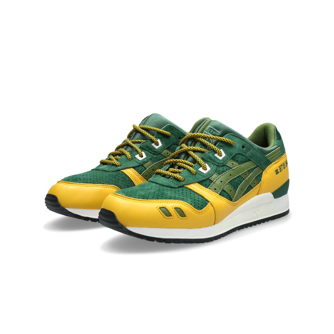 ASICS Gel-Lyte III '07 Remastered Kith Marvel X-Men Rogue Opened Box (Trading Card Not Included), Green/Yellow (1201A960-300)