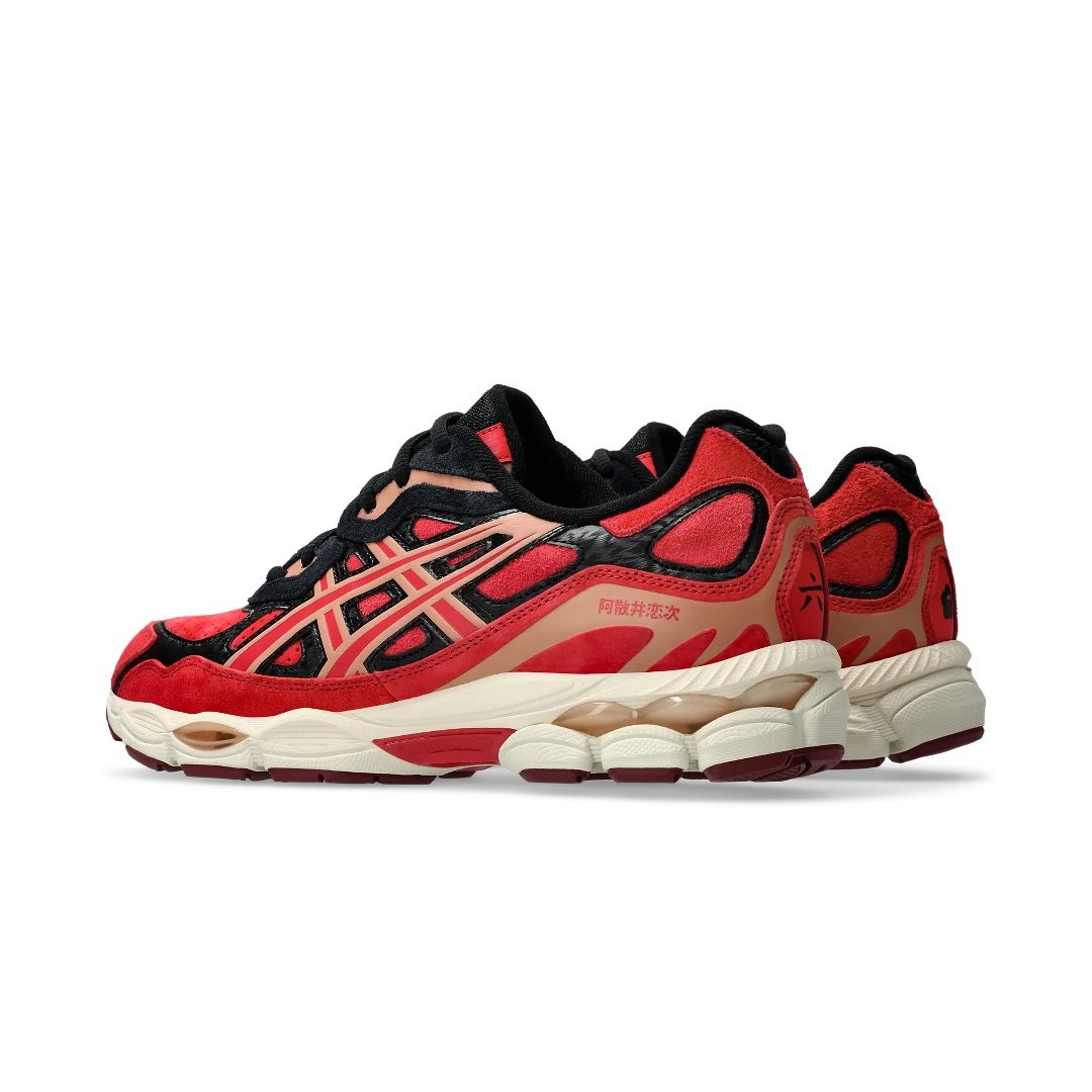 ASICS Gel-NYC BLEACH Renji Abarai, Red/Black/Cream (1203A724-600)