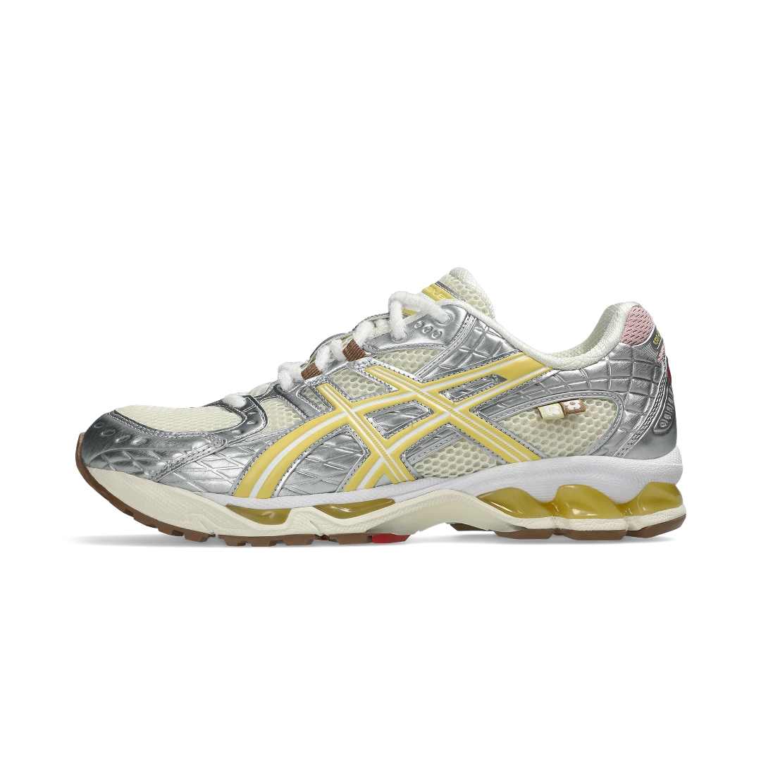 ASICS Gel-Nimbus 10.1 Vandy The Pink x atmos Banana Split Banana, Ivory/Pineapple Juice (1203A865-752)