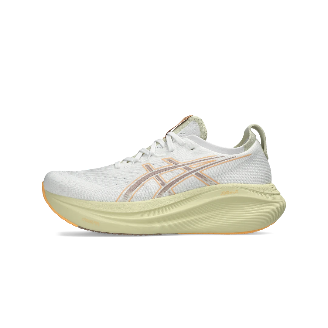 ASICS Gel-Nimbus 27 White Fawn, White/Fawn (1011B958-102)