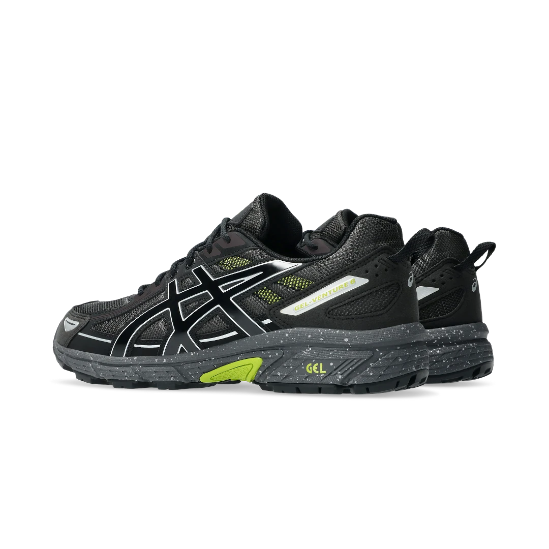 ASICS Gel-Venture 6 Obsidian Grey Black Lime