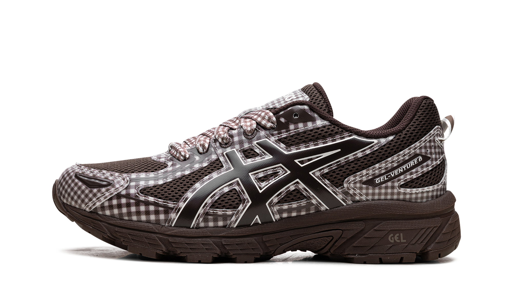 ASICS Gel-Venture 6 Story mfg. Reddish Brown Gingham
