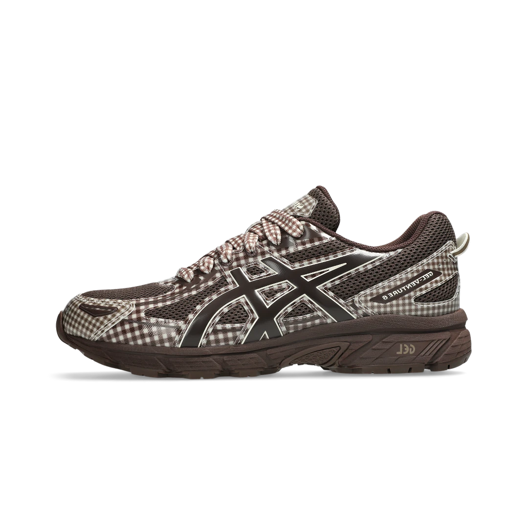 ASICS Gel-Venture 6 Story mfg. Reddish Brown Gingham, Reddish Brown (1203A712-200)