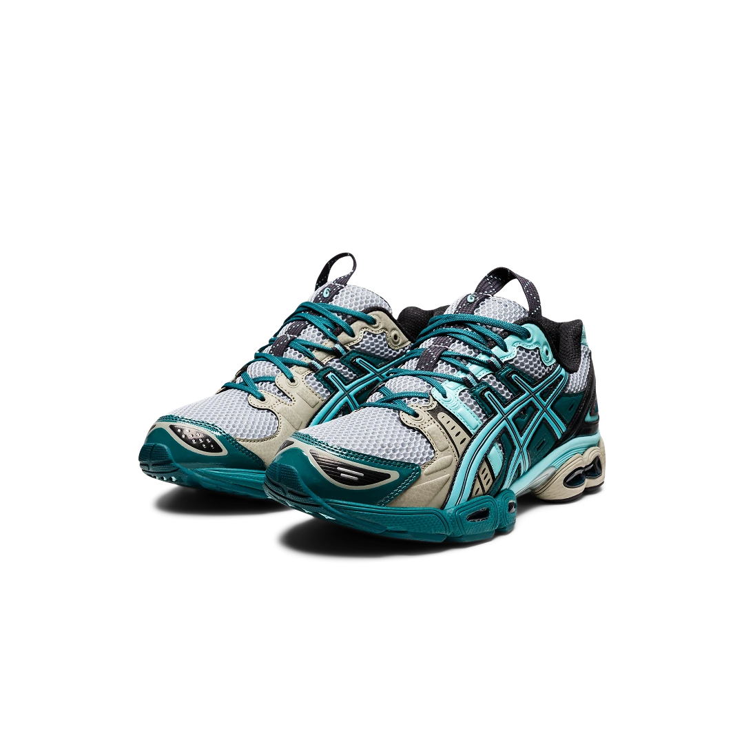 ASICS UB3-S Gel-Nimbus 9 Kiko Kostadinov Piedmont Grey Aruba Blue, Piedmont Grey/Aruba Blue (1201A442-020)