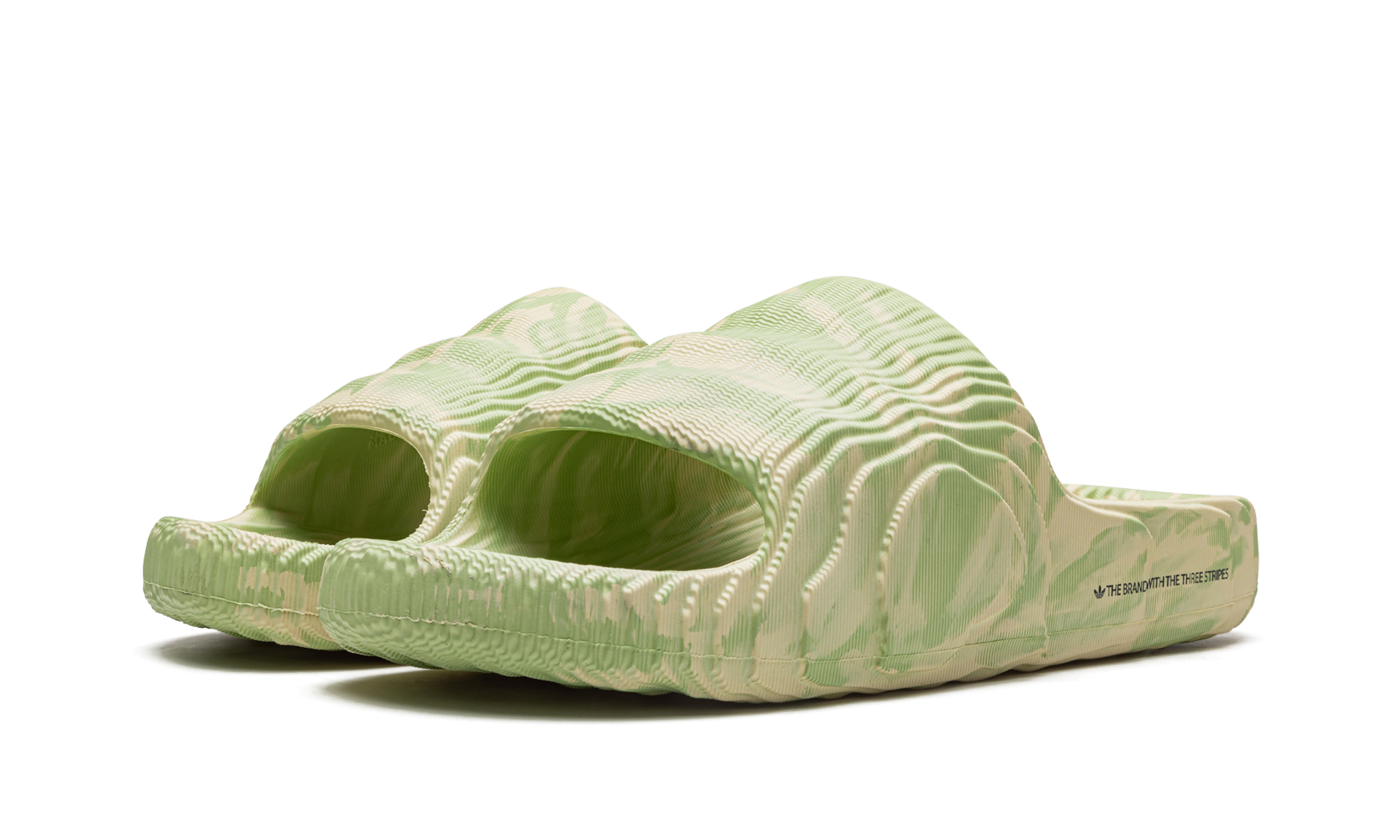 Adidas Adilette 22 Slides Magic Lime St Desert Sand