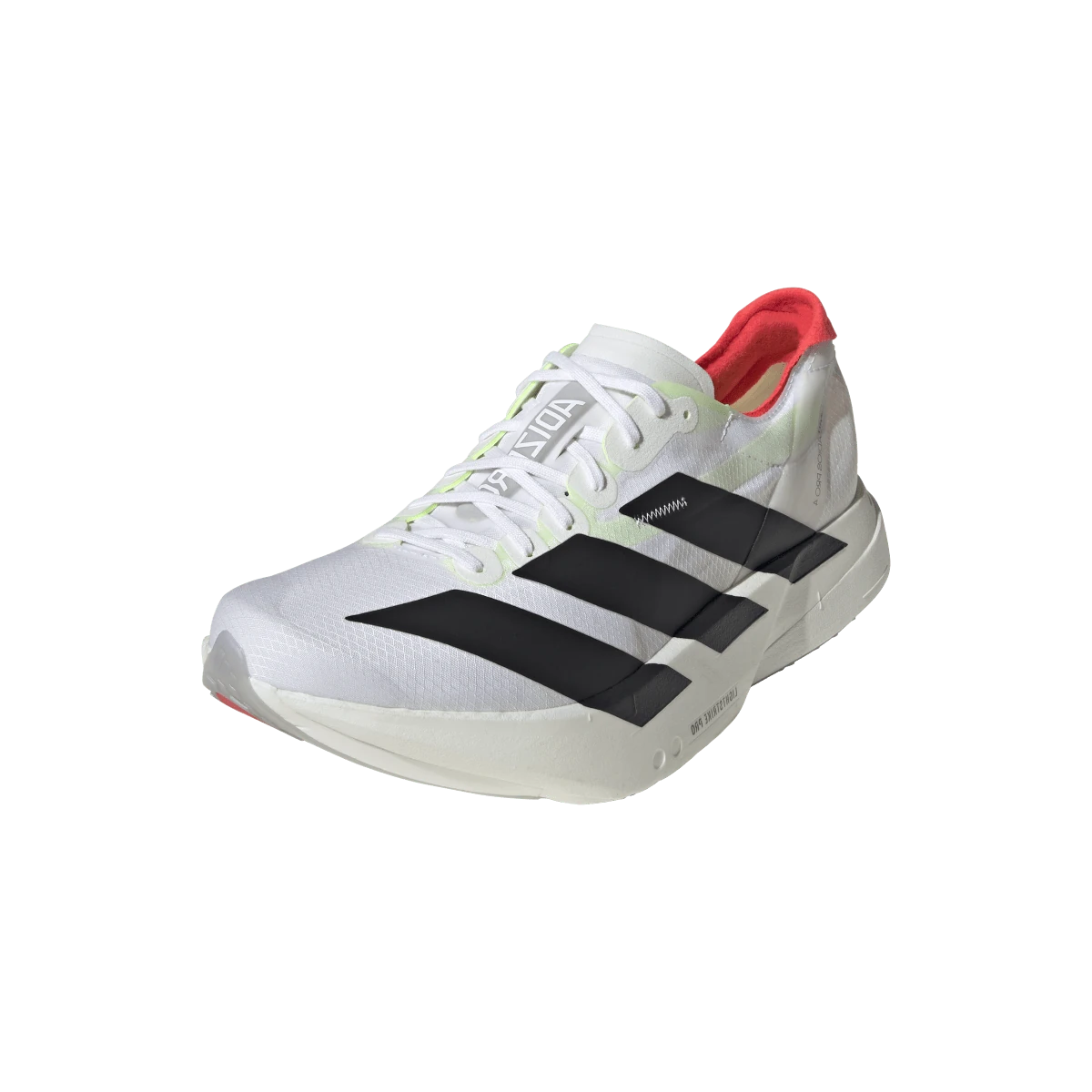 Adidas Adizero Adios Pro 4 White Black, Cloud White/Core Black/Silver Metallic (JR1094)