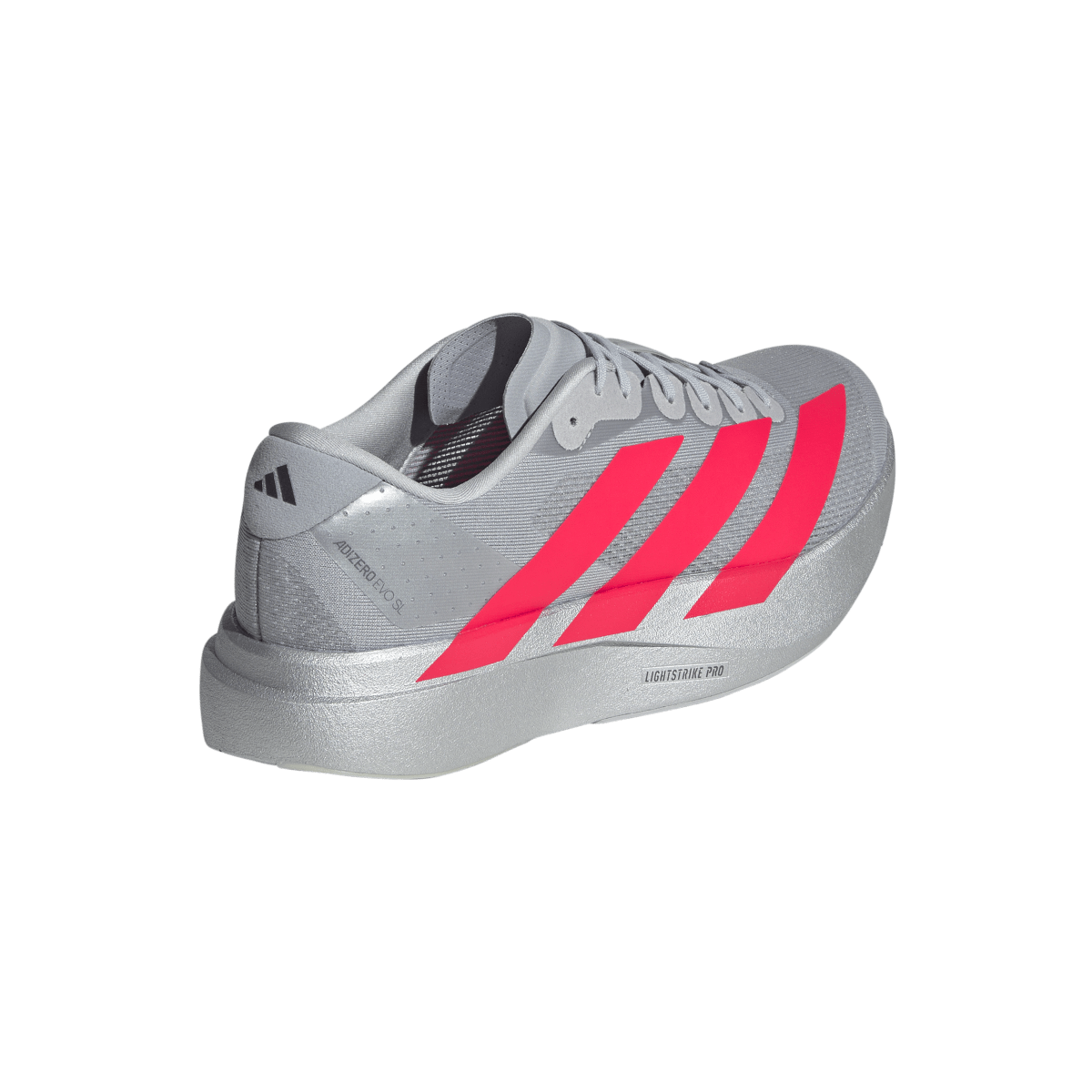 Adidas Adizero Evo SL Silver Metallic Lucid Red