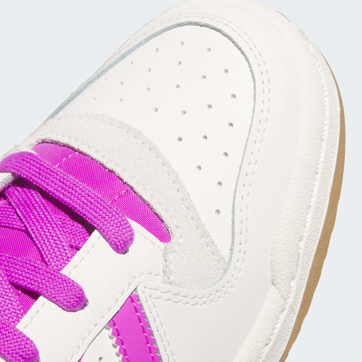 Adidas Forum Low CL Cloud White Purple Burst Cream White