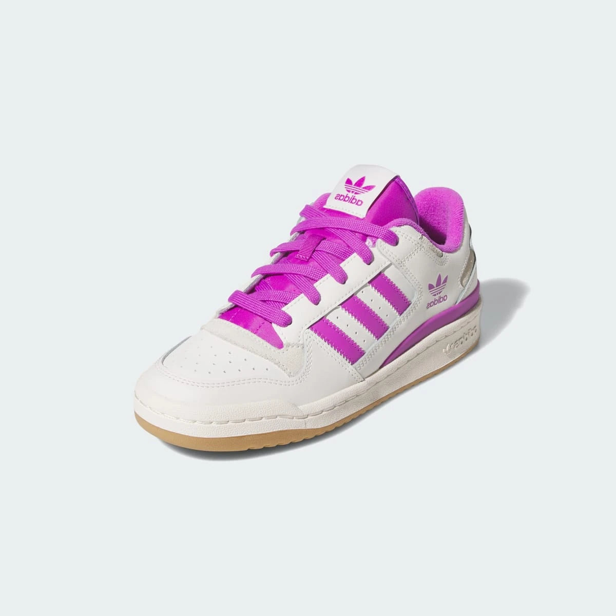 Adidas Forum Low CL Cloud White Purple Burst Cream White