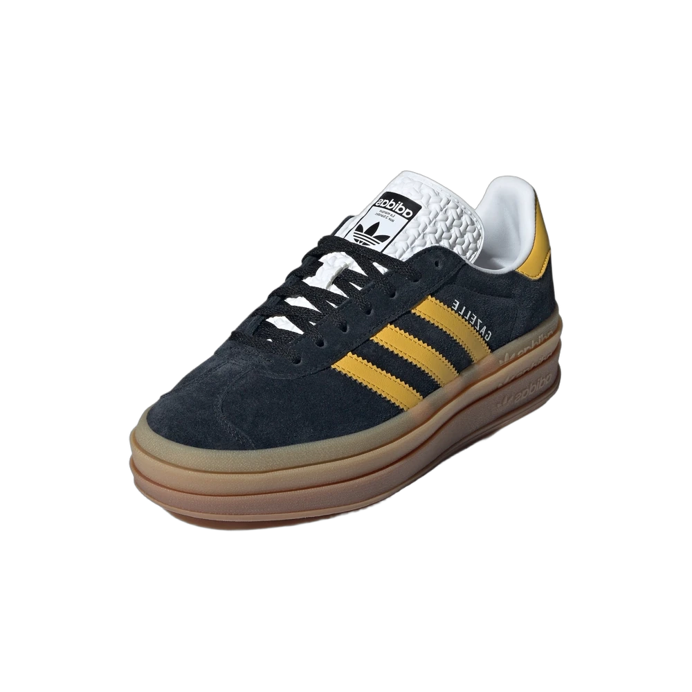 Adidas Gazelle Bold Black Bold Gold, Core Black/Bold Gold/Cloud White (IE0422)
