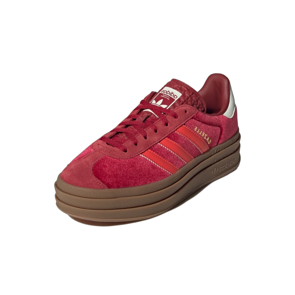 Adidas Gazelle Bold Bright Red Velvet, Red/Bright Red/Off White (IG4388)
