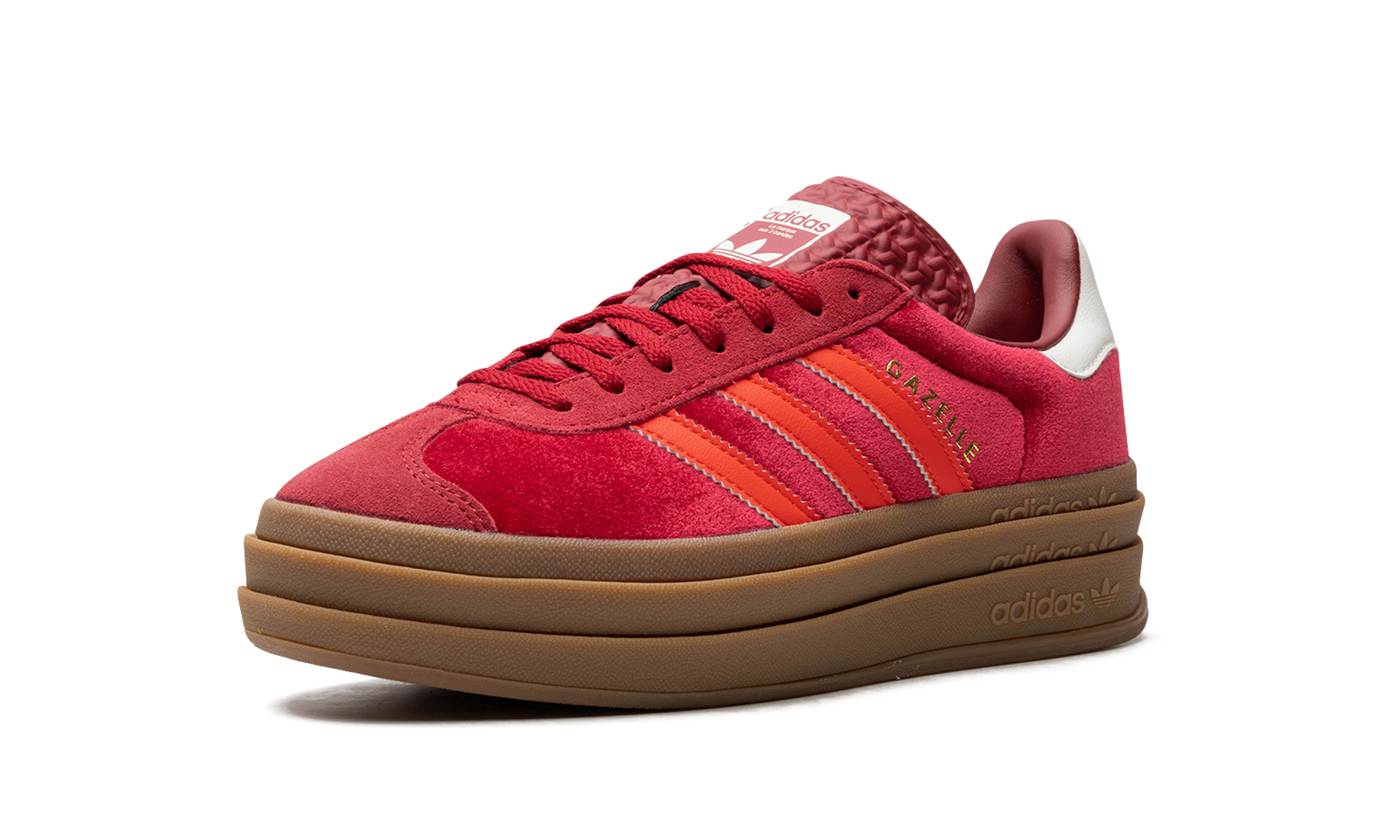Adidas Gazelle Bold Bright Red Velvet