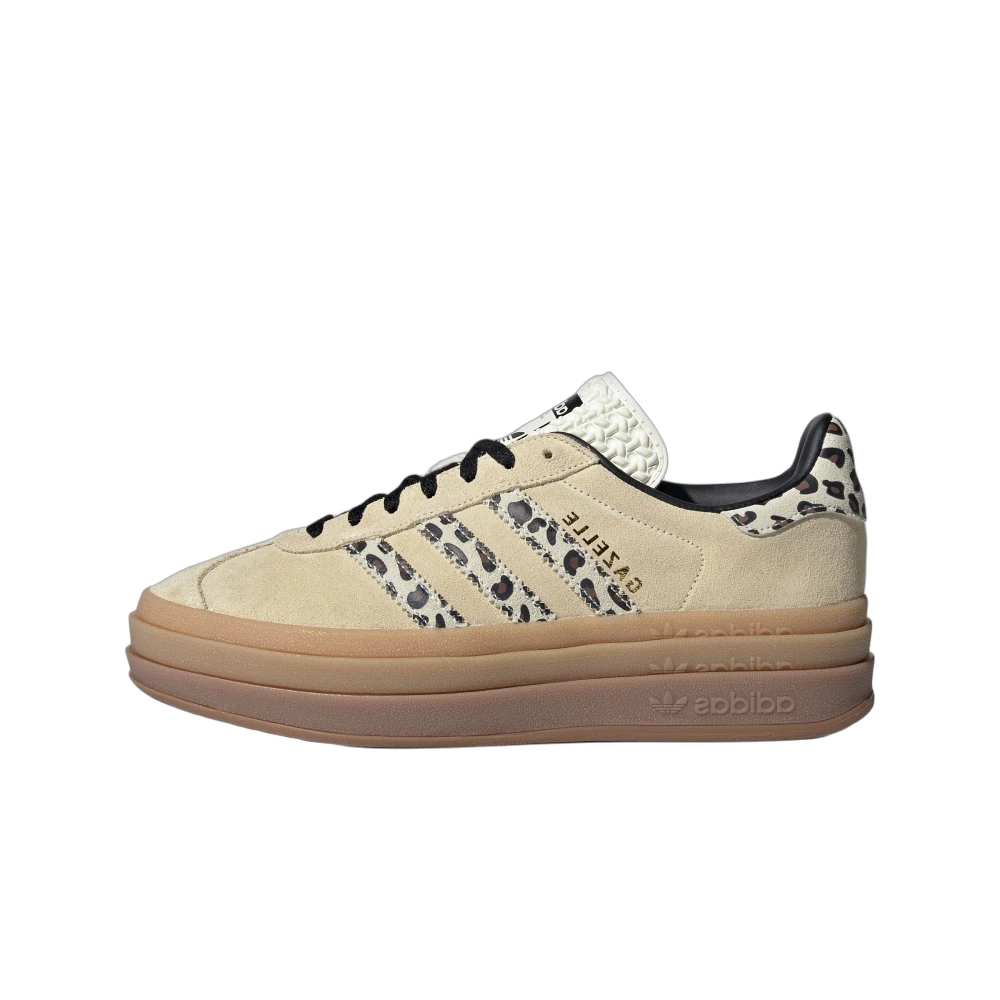 Adidas Gazelle Bold Cream Black Leopard, Cream/White/Black Leopard (JI1370)