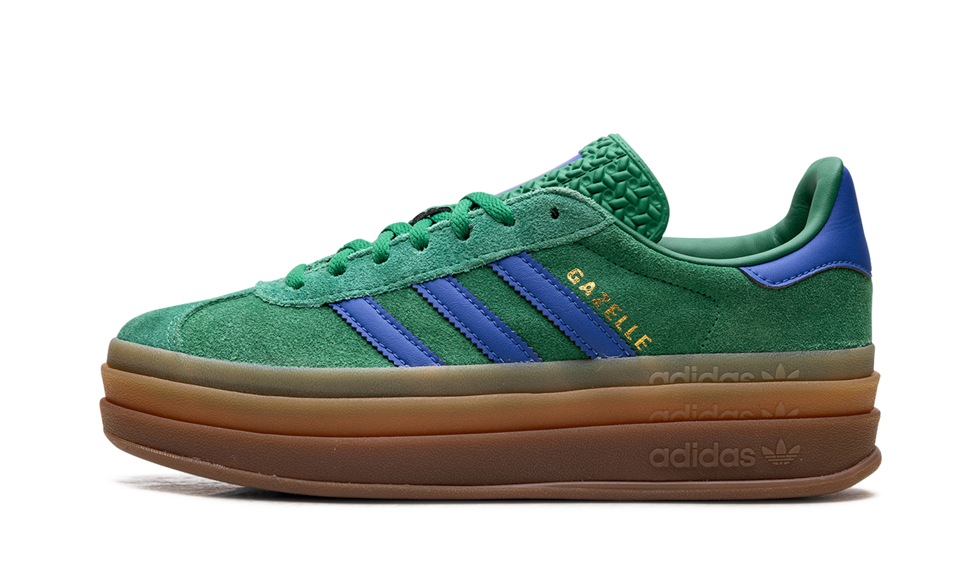 Adidas Gazelle Bold Green Blue Gum