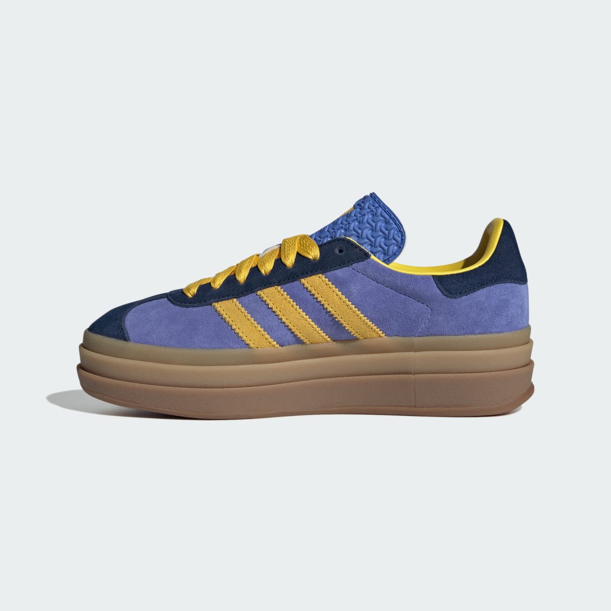 Adidas Gazelle Bold Night Indigo Yellow Real Lilac