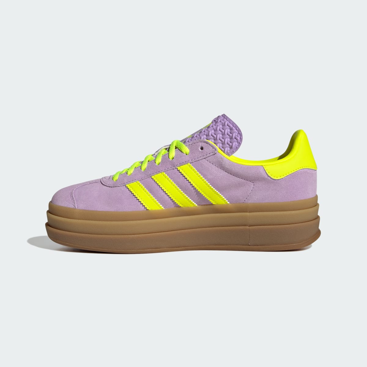 Adidas Gazelle Bold Powder Plum Solar Yellow