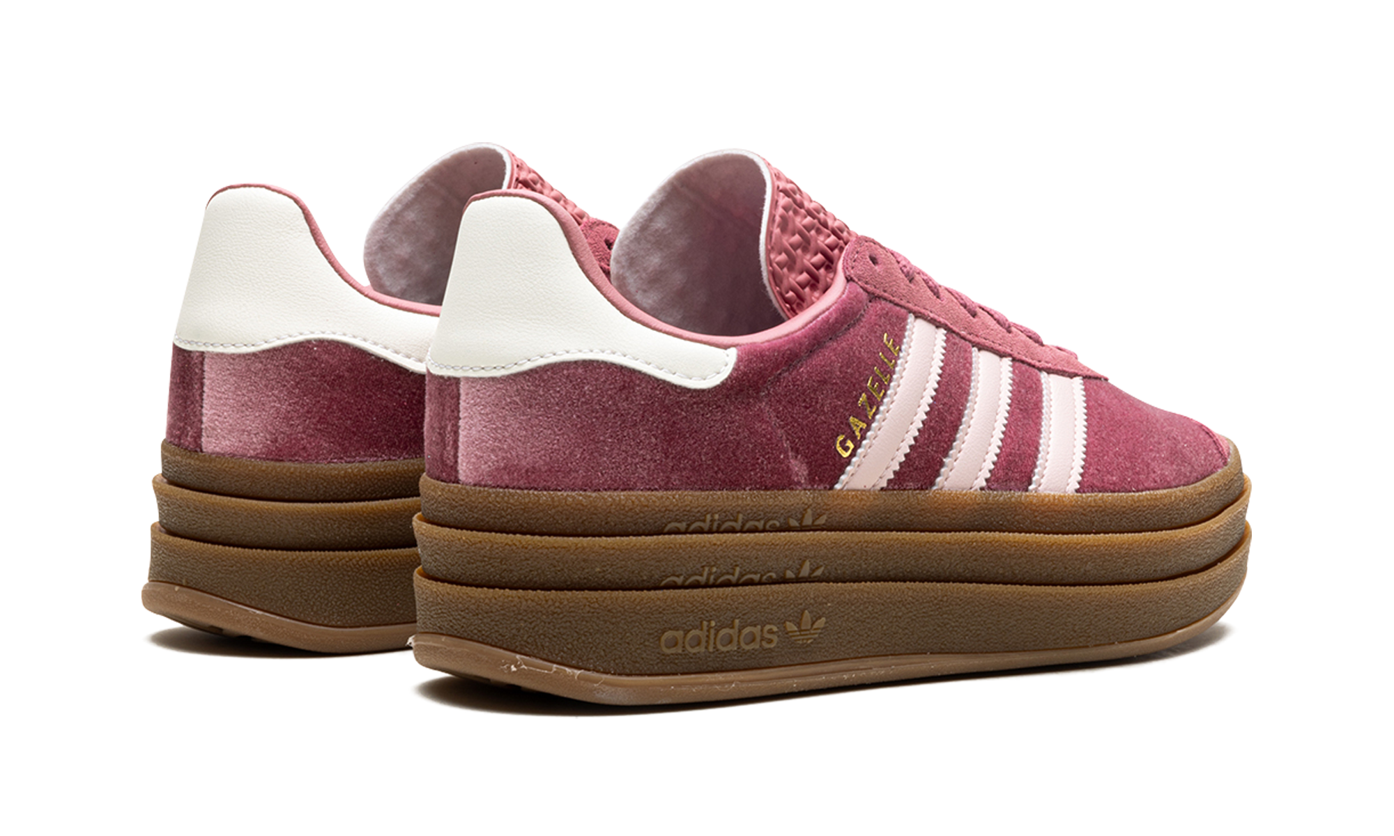 Adidas Gazelle Bold Sandy Pink Velvet