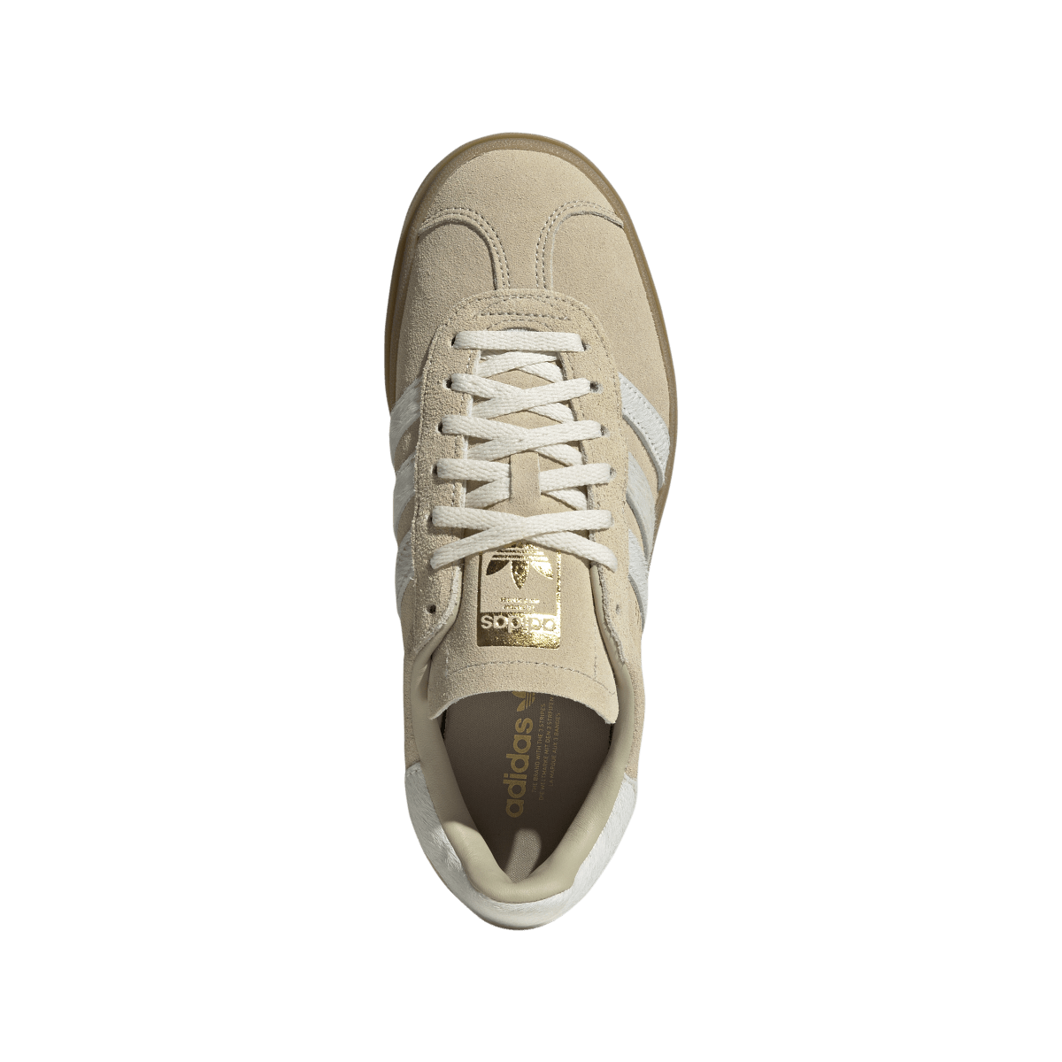 Adidas Gazelle Bold Stone Khaki Cream White