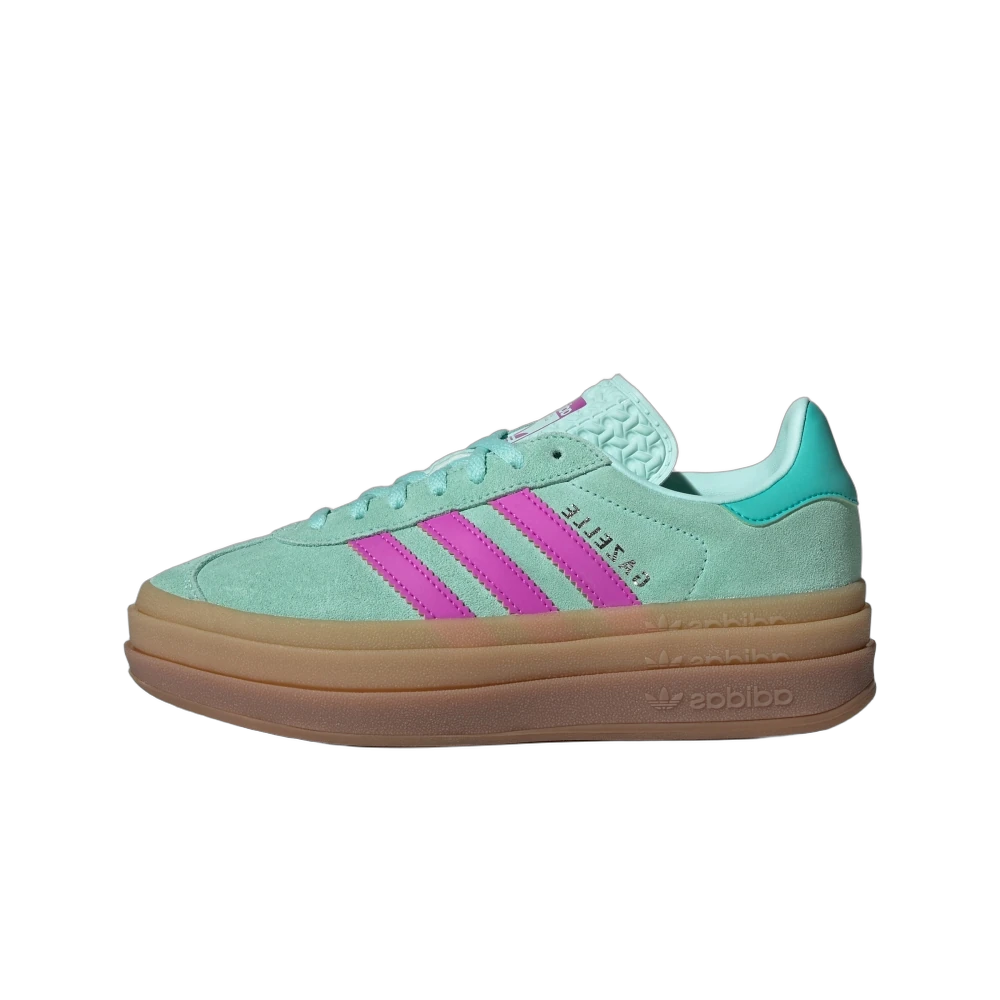 Adidas Gazelle Bold Turqoise Pink, Green/Turqoise/Pink/Gum (JI3383)