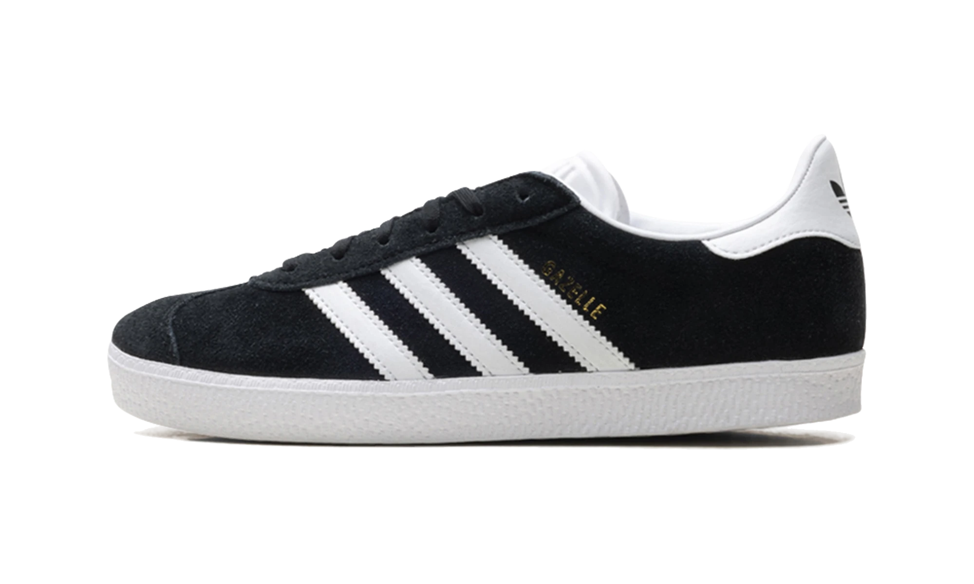 Adidas Gazelle Core Black Cloud White Gold Metallic