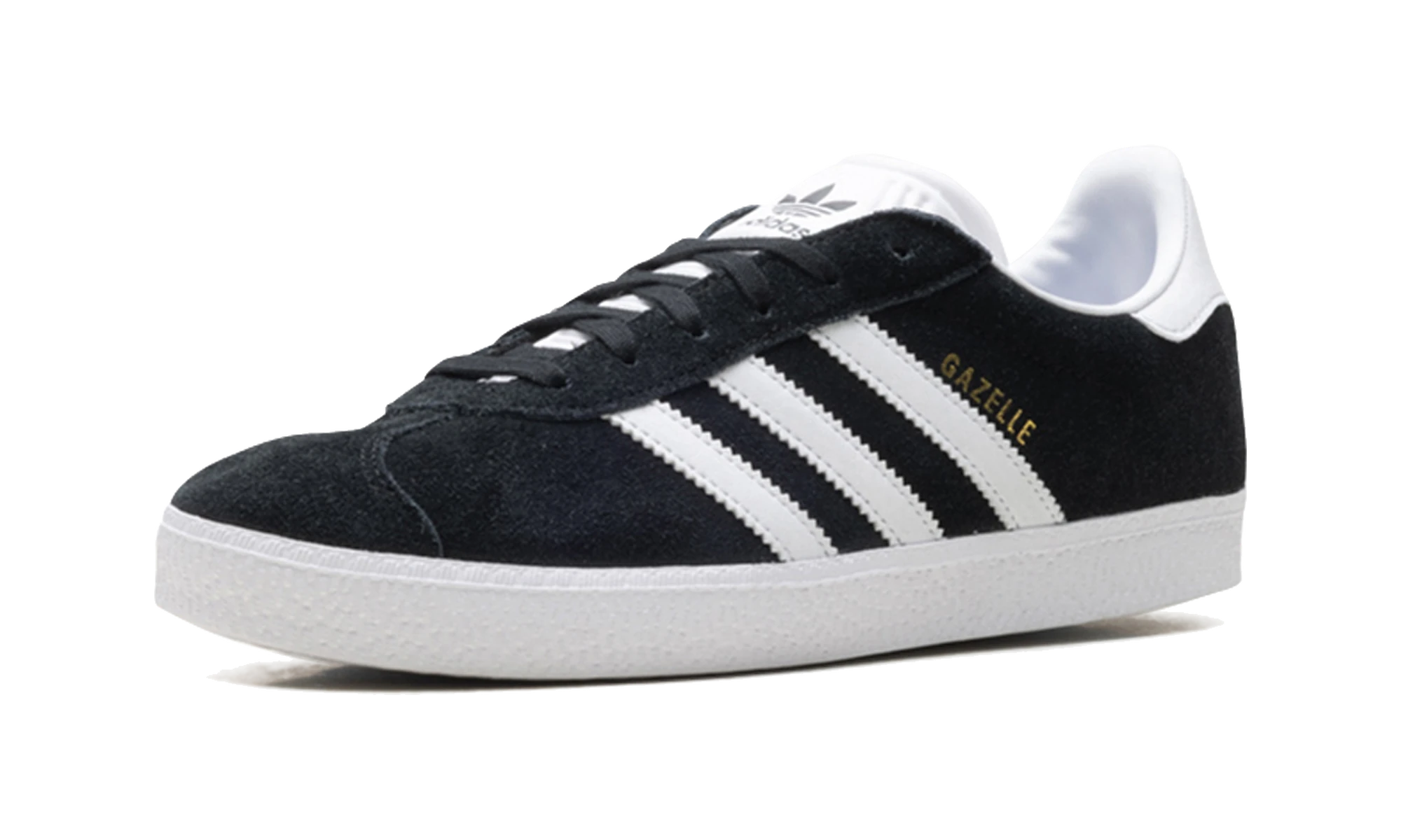 Adidas Gazelle Core Black Cloud White Gold Metallic