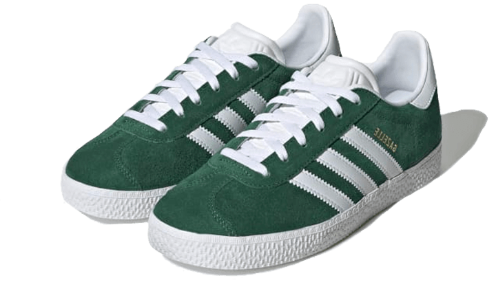 Adidas Gazelle Dark Green Cloud White