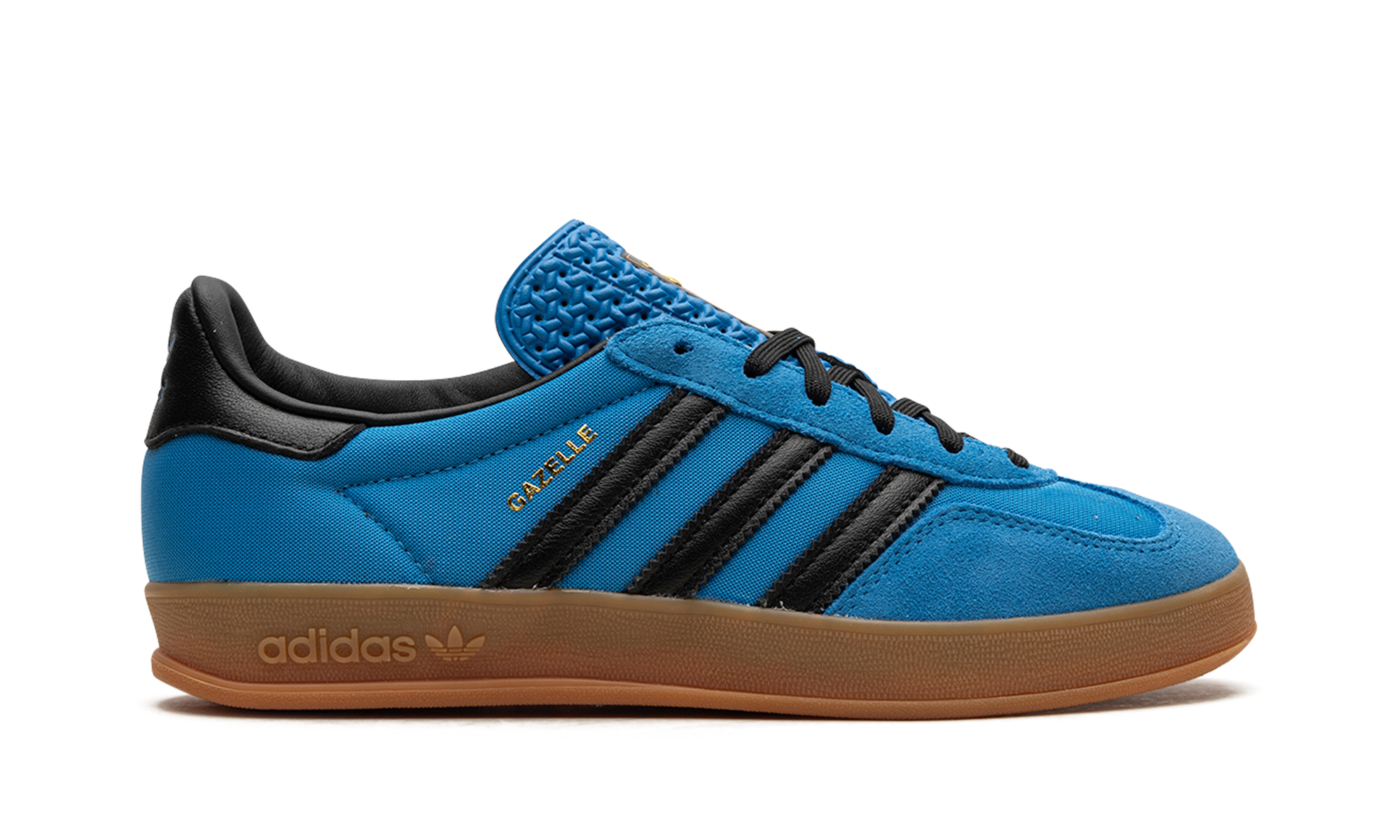 Adidas Gazelle Indoor Bright Blue Black Gum