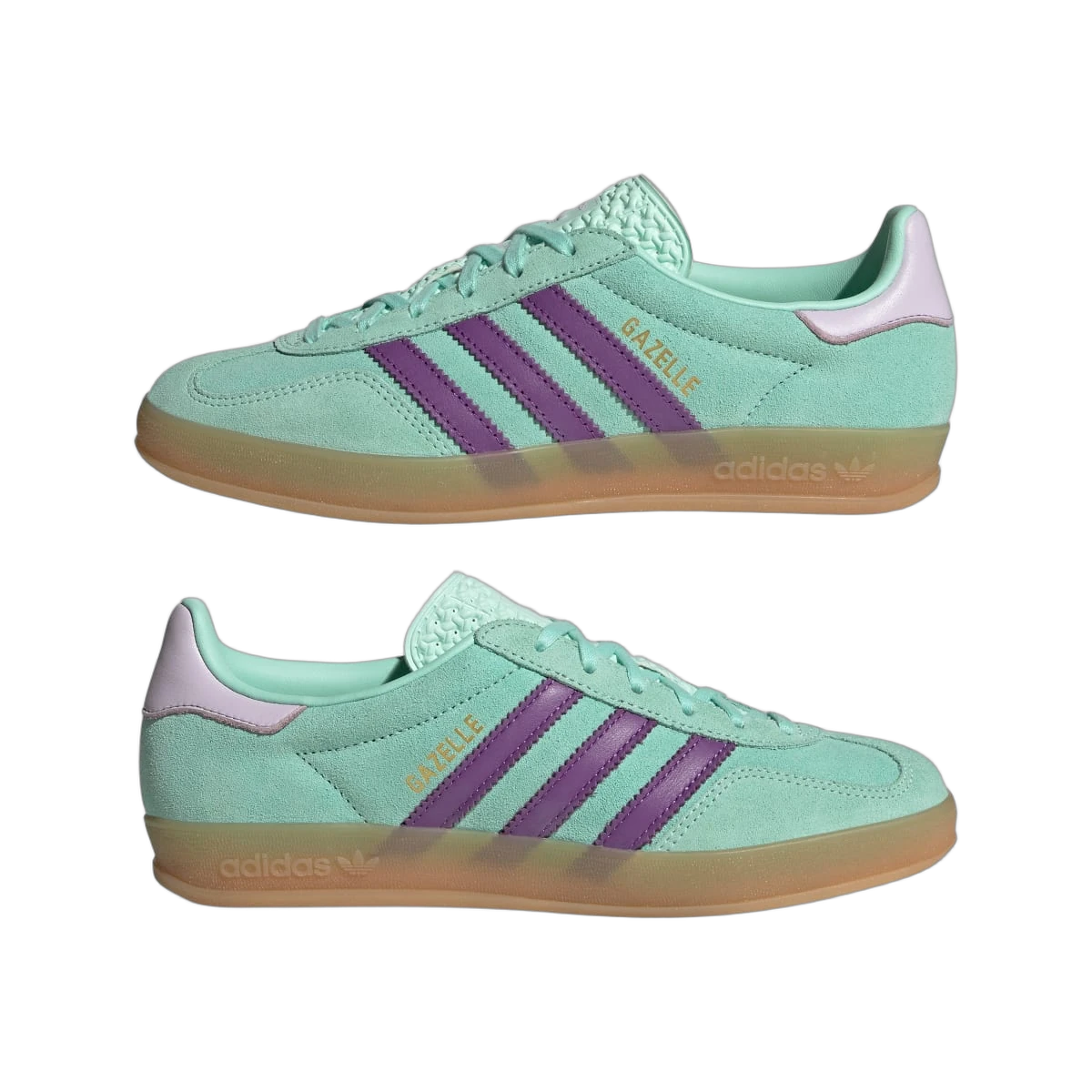 Adidas Gazelle Indoor Clear Mint Active Purple