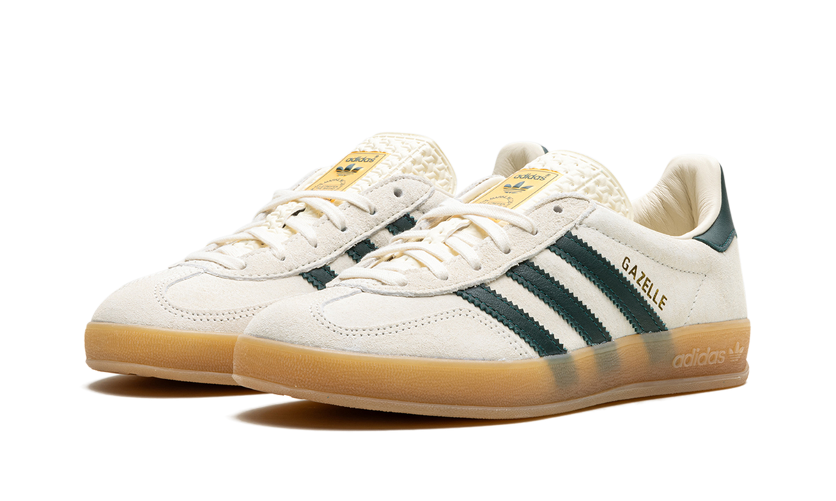 Adidas Gazelle Indoor Cream White Collegiate Green Gum