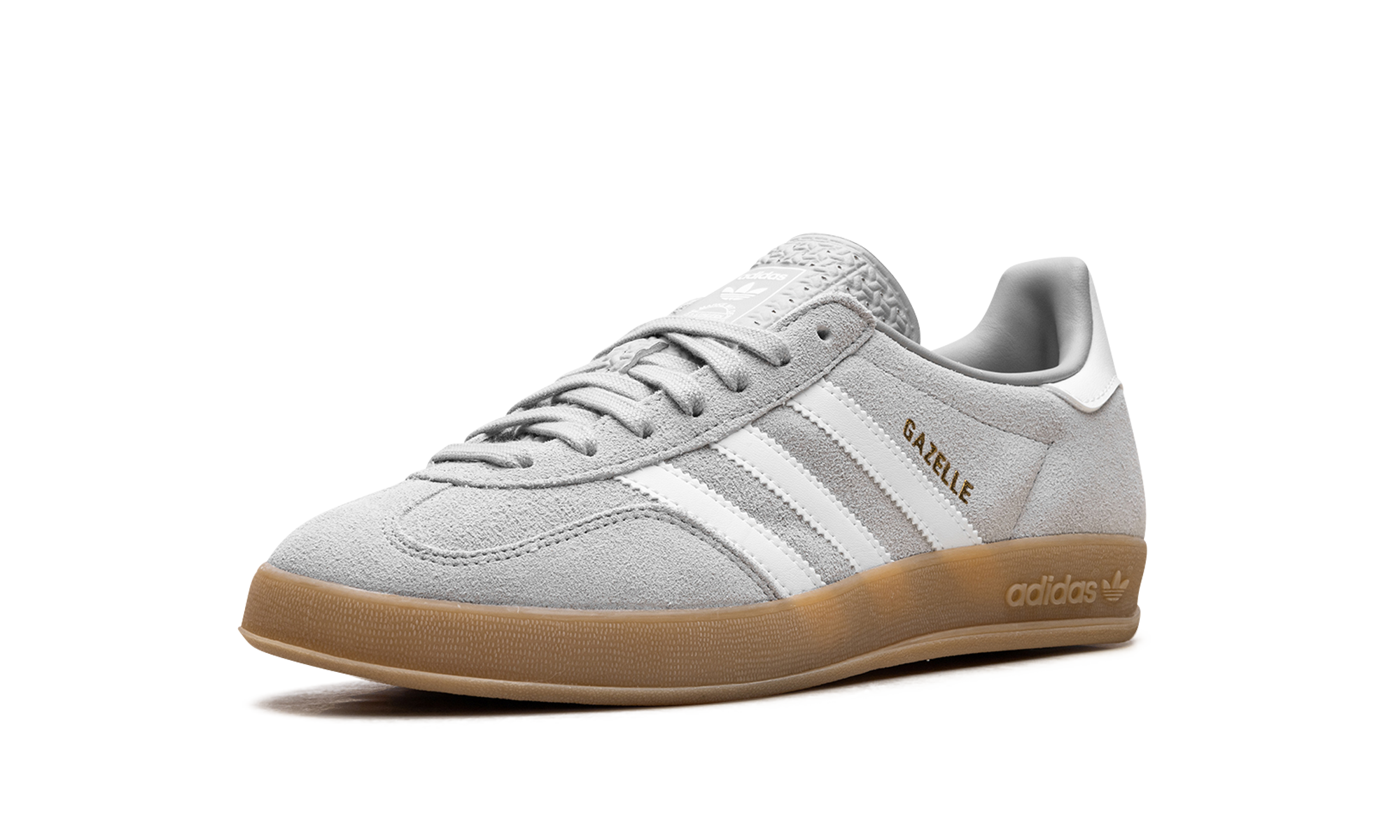 Adidas Gazelle Indoor Grey Cloud White Gold Metallic
