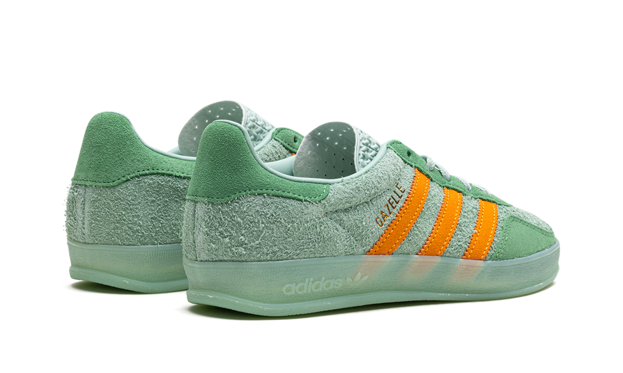 Adidas Gazelle Indoor Hazy Green Crew Yellow