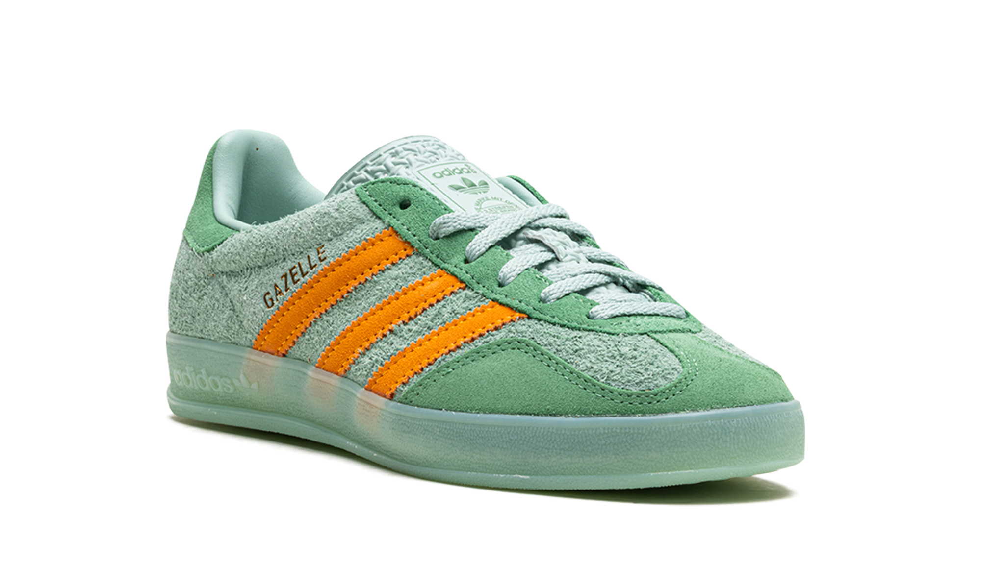 Adidas Gazelle Indoor Hazy Green Crew Yellow