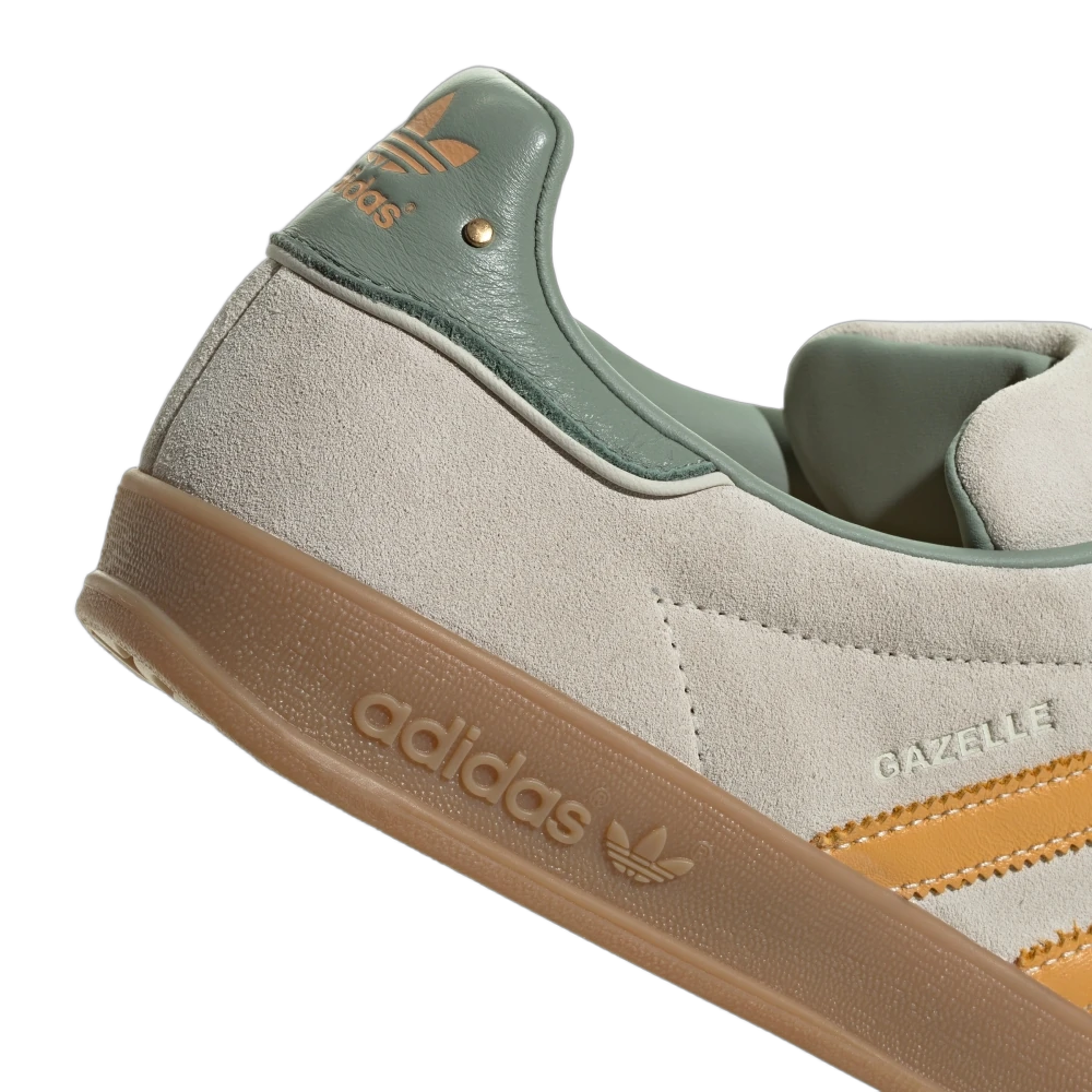 Adidas Gazelle Indoor Off White Preloved Yellow, Off White/Aluminium/Preloved Yellow (ID1007)