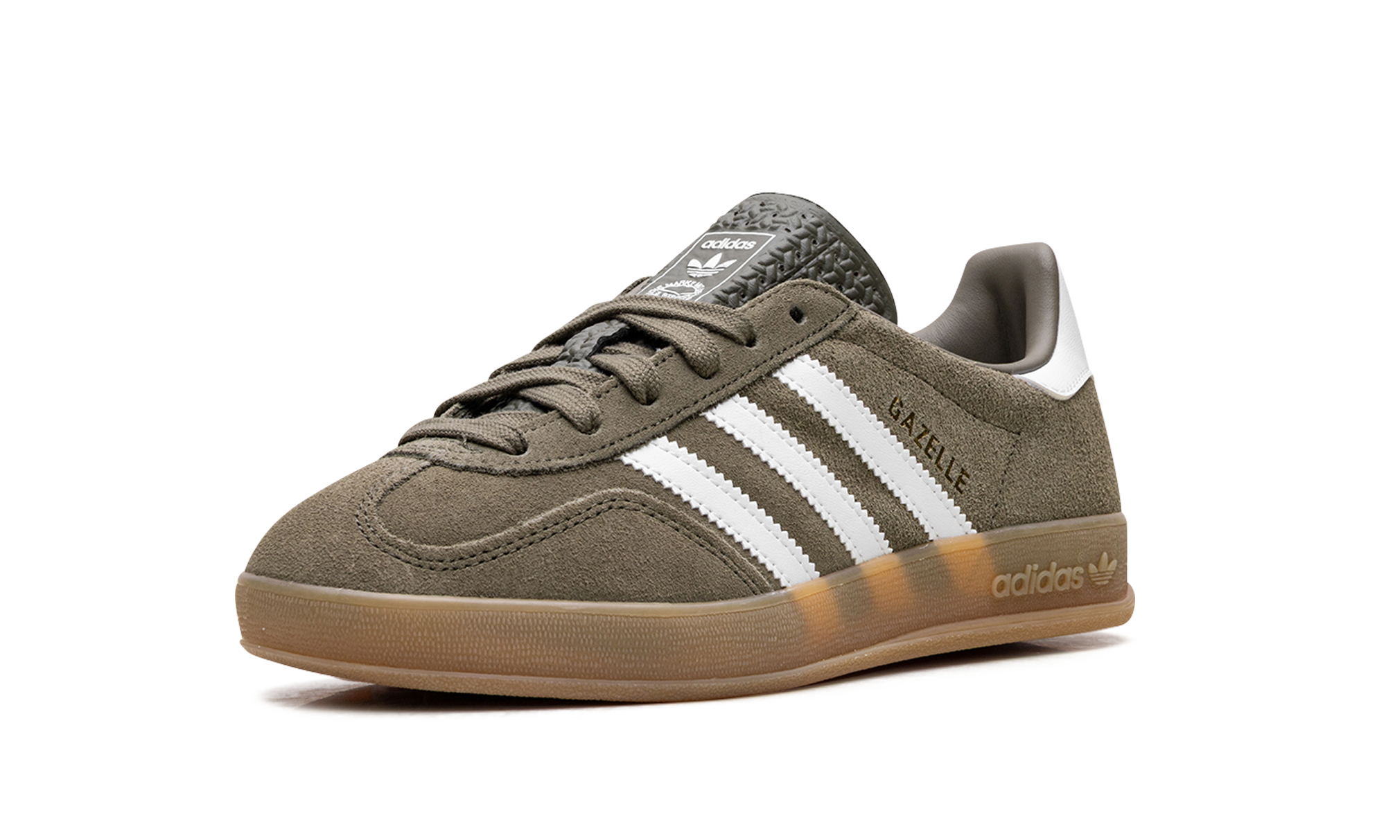 Adidas Gazelle Indoor Olive Strata Cloud White Gum