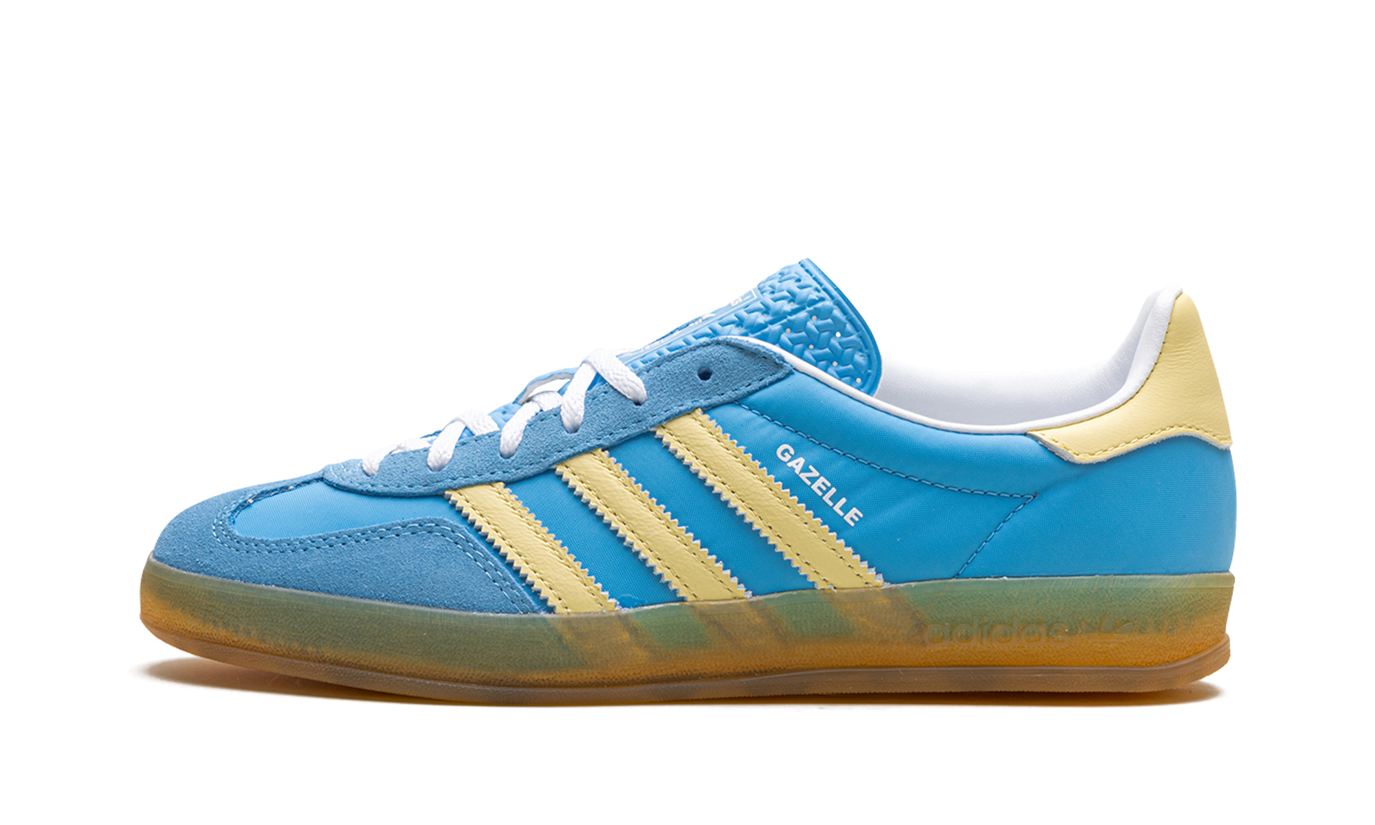 Adidas Gazelle Indoor Semi Blue Burst Almost Yellow