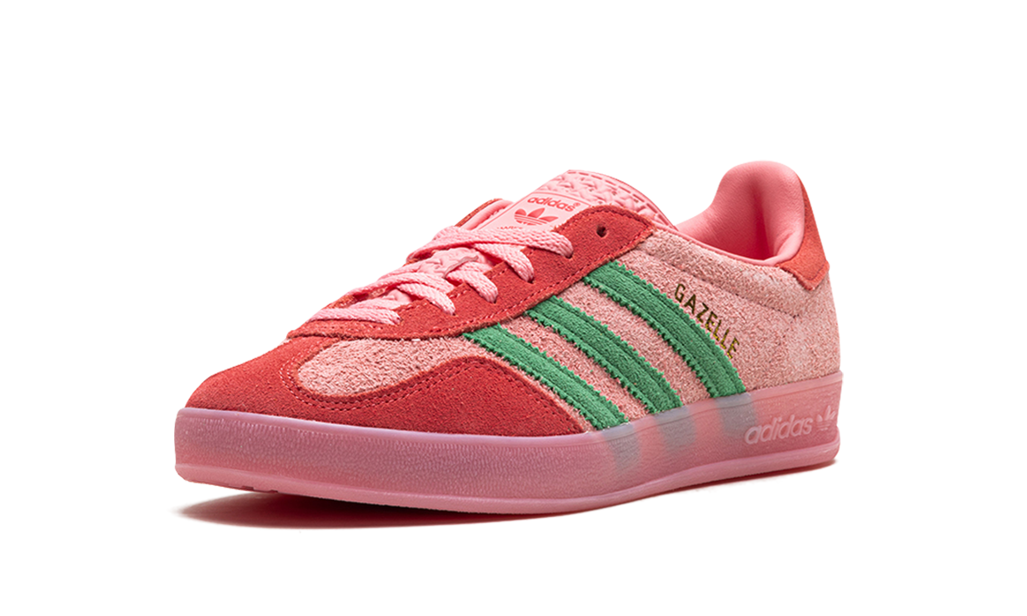 Adidas Gazelle Indoor Semi Pink Spark Preloved Scarlet