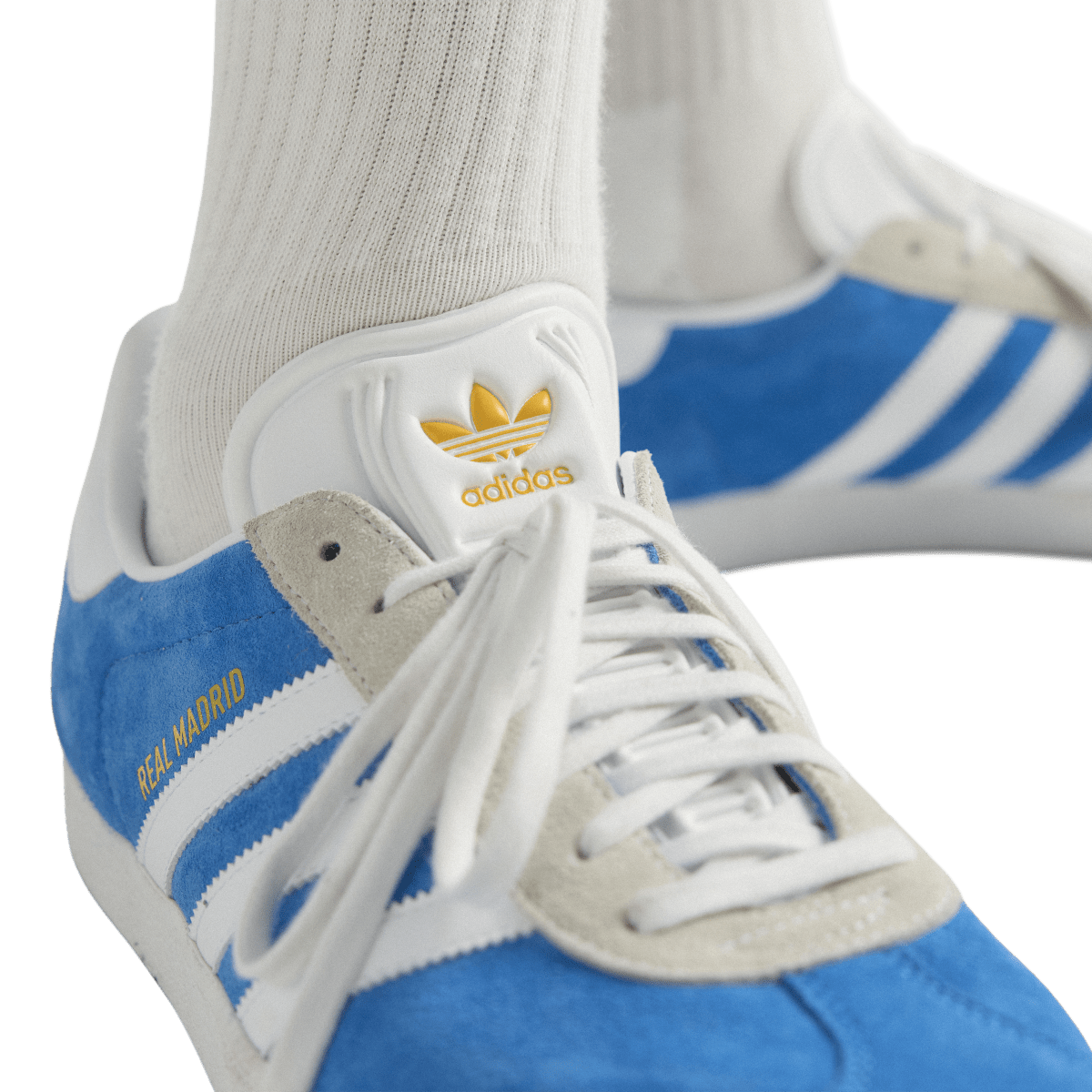 Adidas Gazelle Real Madrid Third Kit Blue Bird