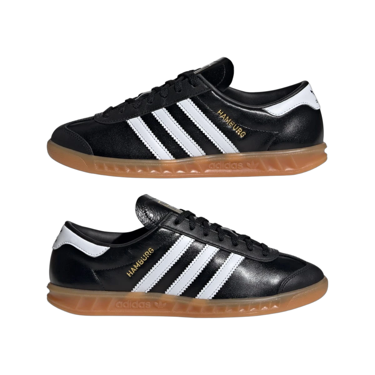 Adidas Hamburg Black White Gum