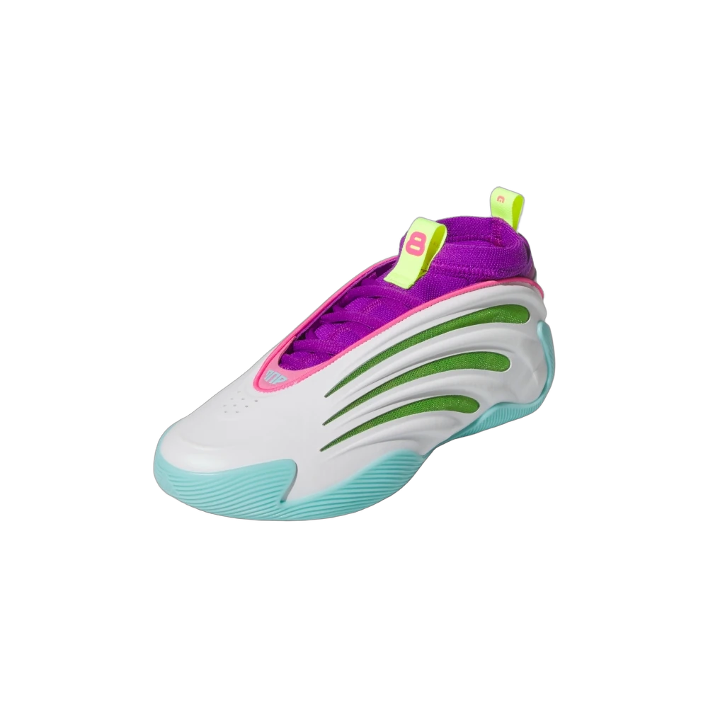 Adidas Harden Vol. 9 Jalen Williams White Lucid Lime Pink