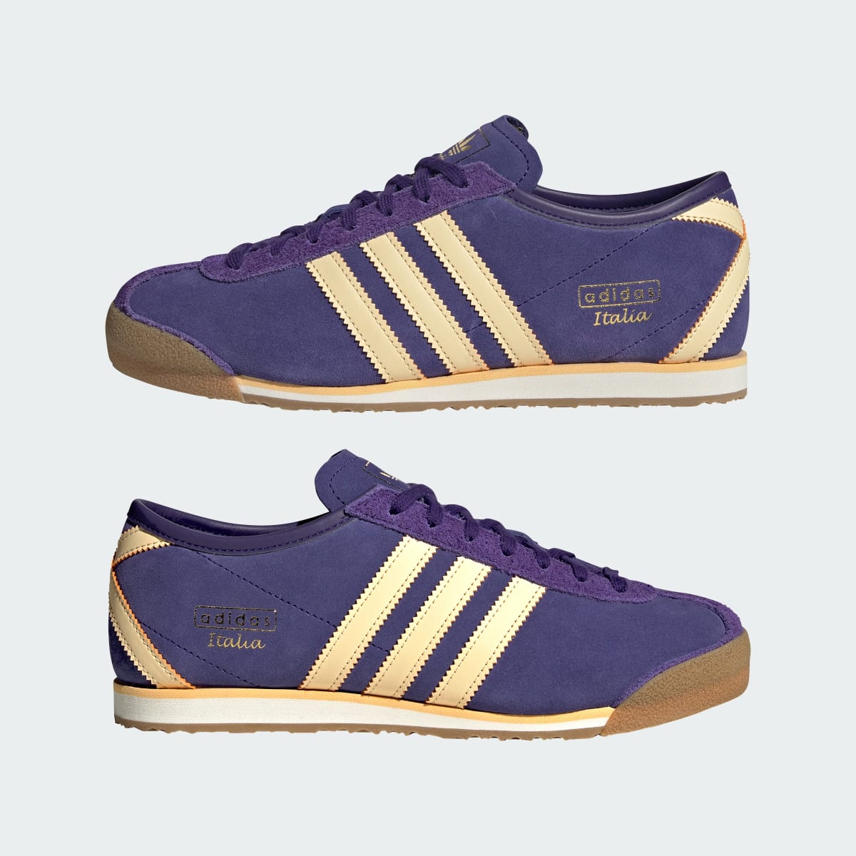 Adidas Italia 70s Collegiate Purple Orange Tint