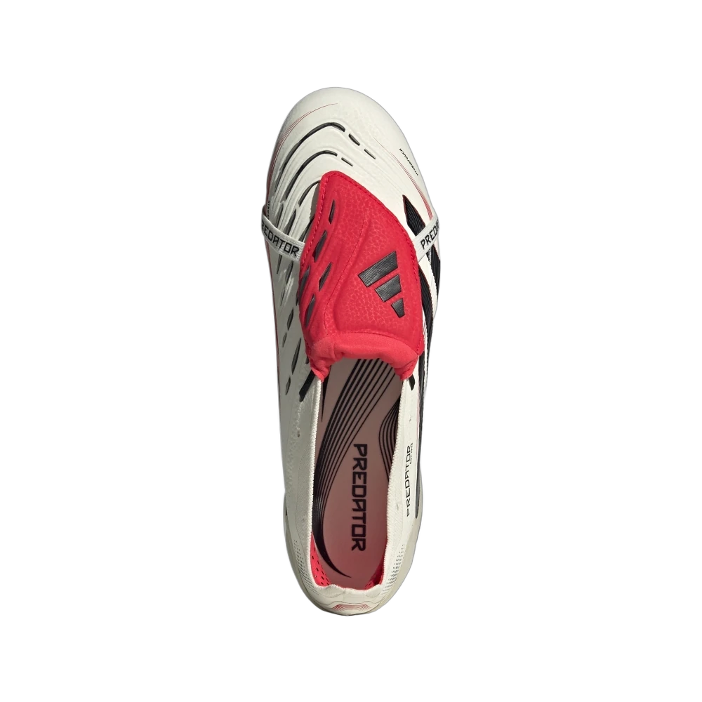 Adidas Predator Elite Foldover Tongue FG Goal Hunter Pack, Off White/Core Black/Pure Ruby (ID8968)