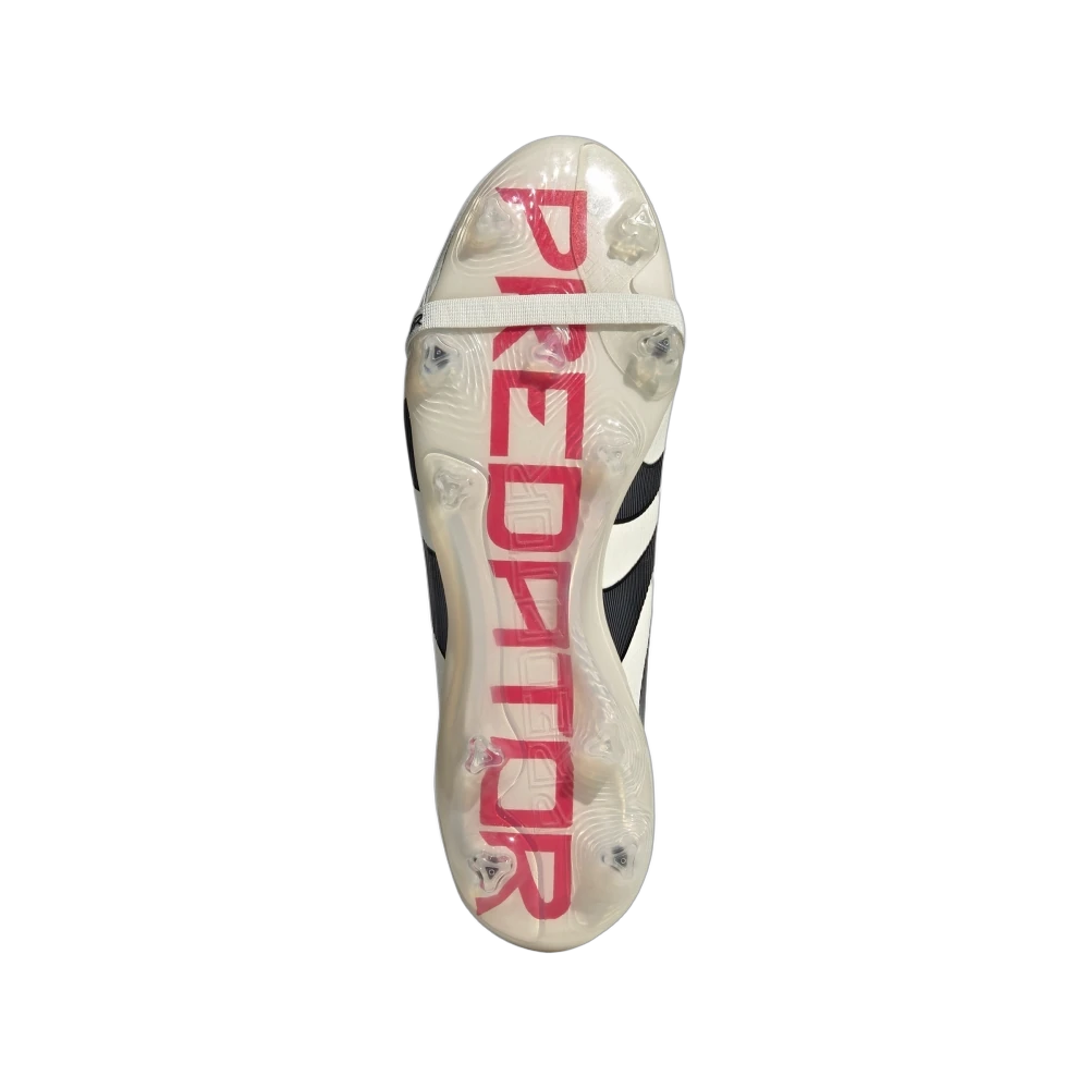 Adidas Predator Elite Foldover Tongue FG Goal Hunter Pack, Off White/Core Black/Pure Ruby (ID8968)