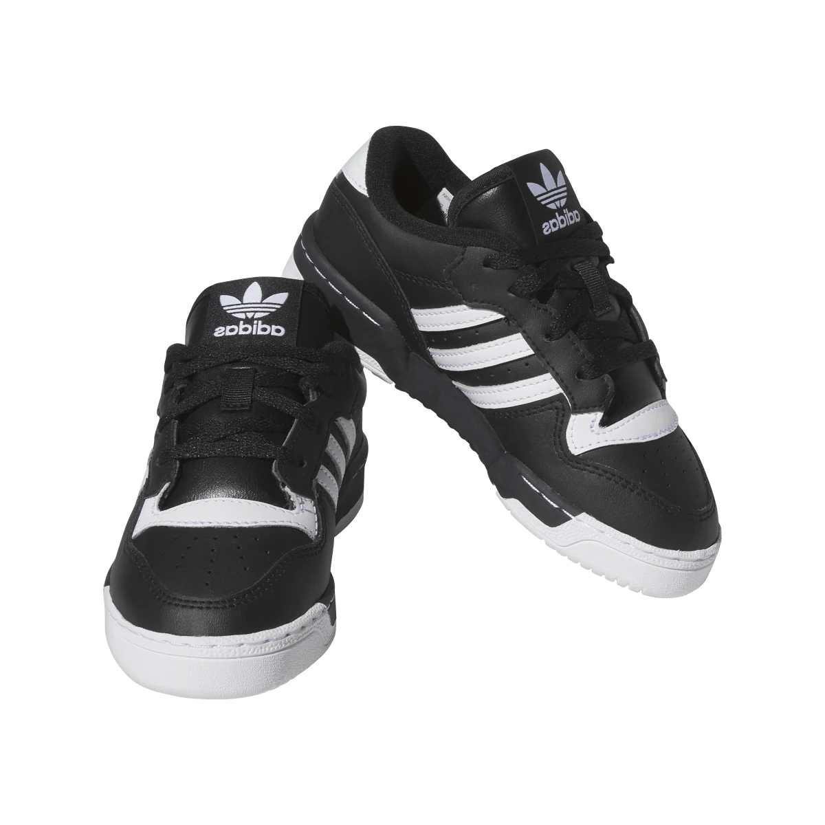Adidas Rivalry Low Core Black Cloud White (PS)