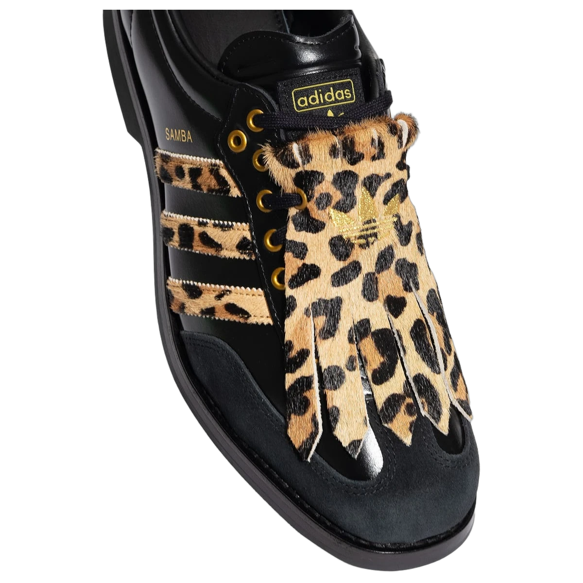 Adidas Samba Bowling Shoe Leopard Black