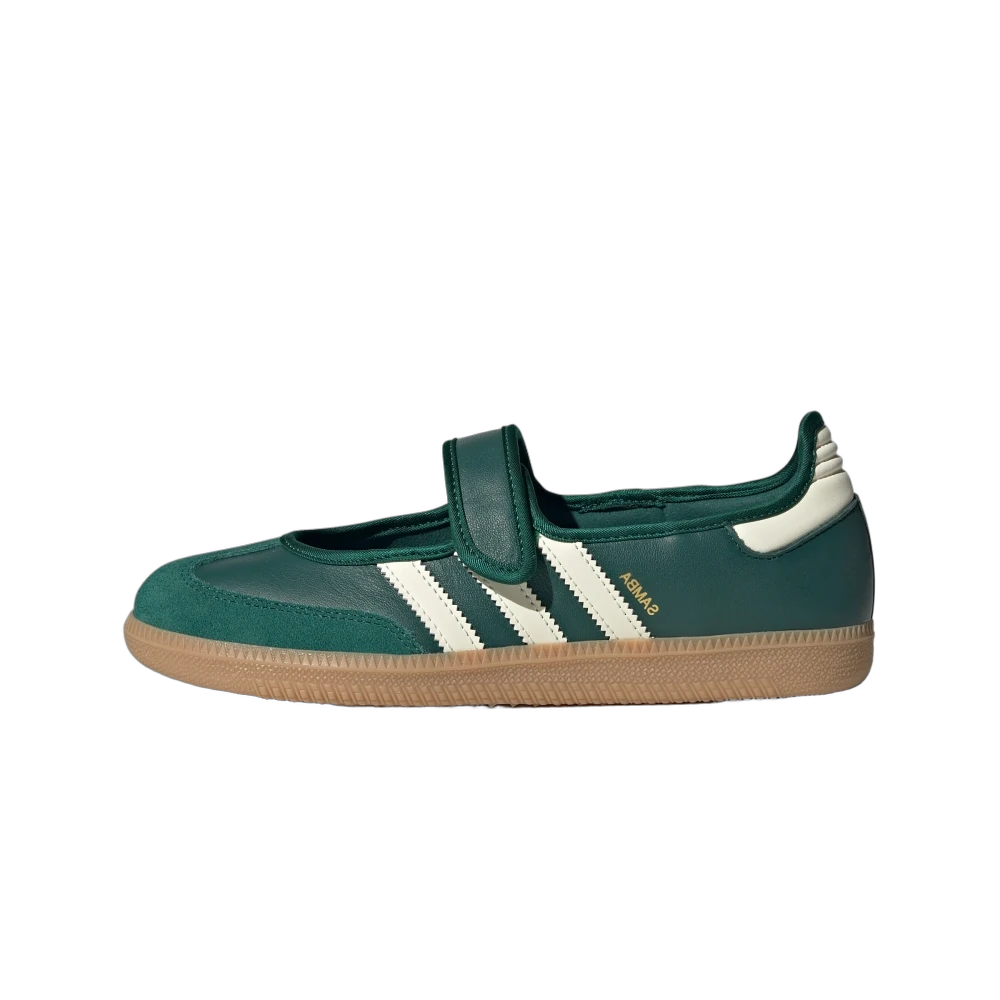 Adidas Samba Jane Green White Gum, Collegiate Green/Gum 3/Cream White (JR7340)