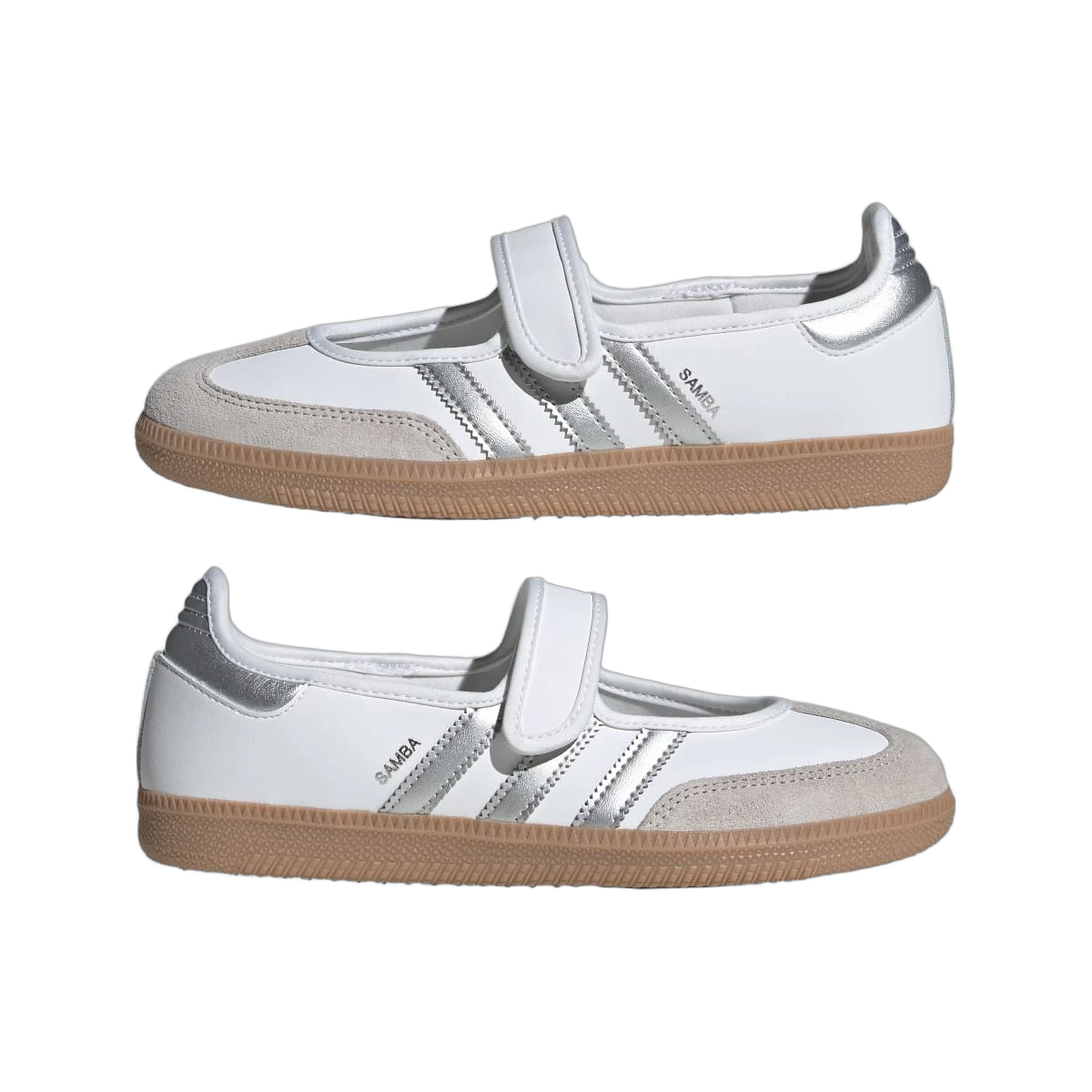 Adidas Samba Jane White Silver Metallic