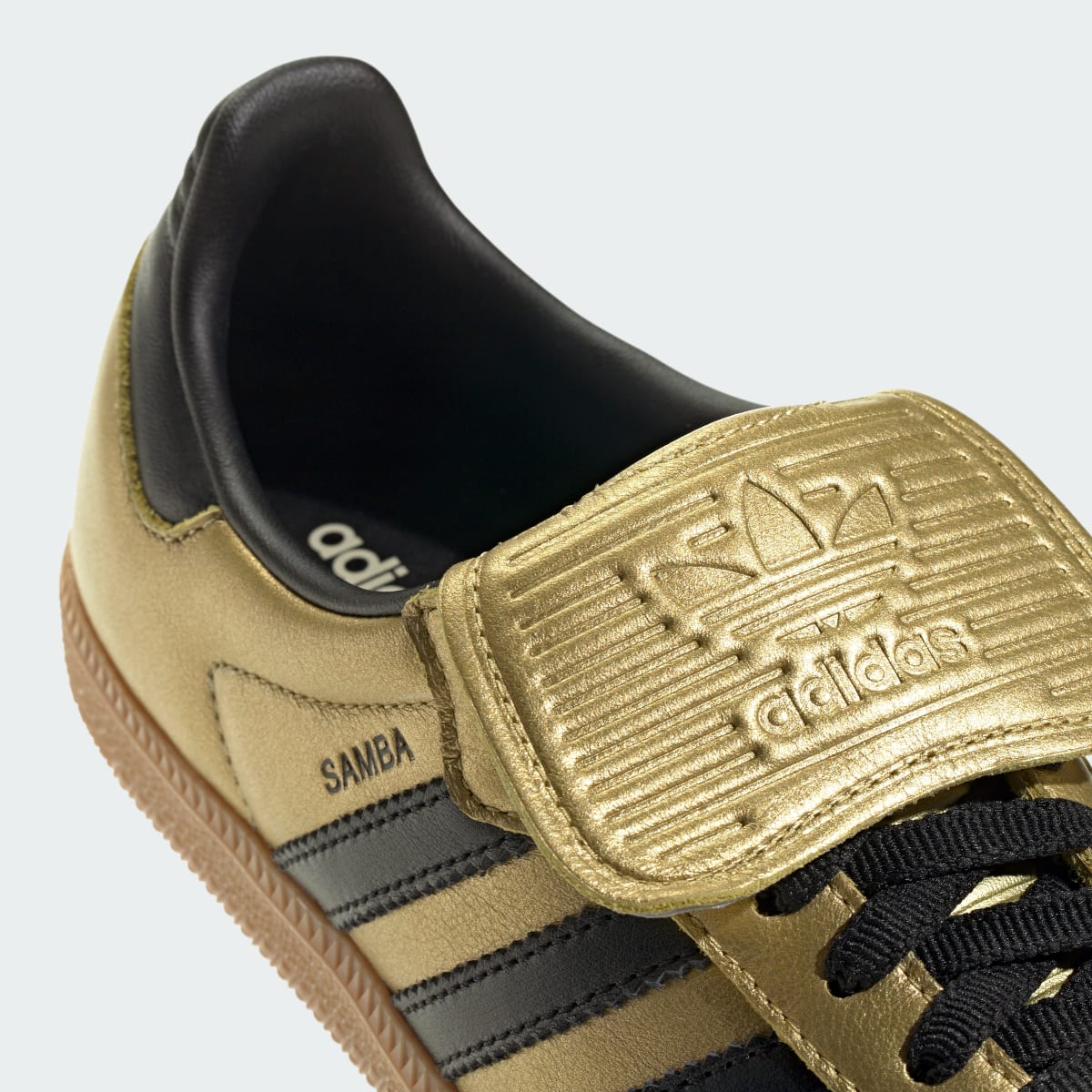 Adidas Samba LT Gold Metallic Black Gum