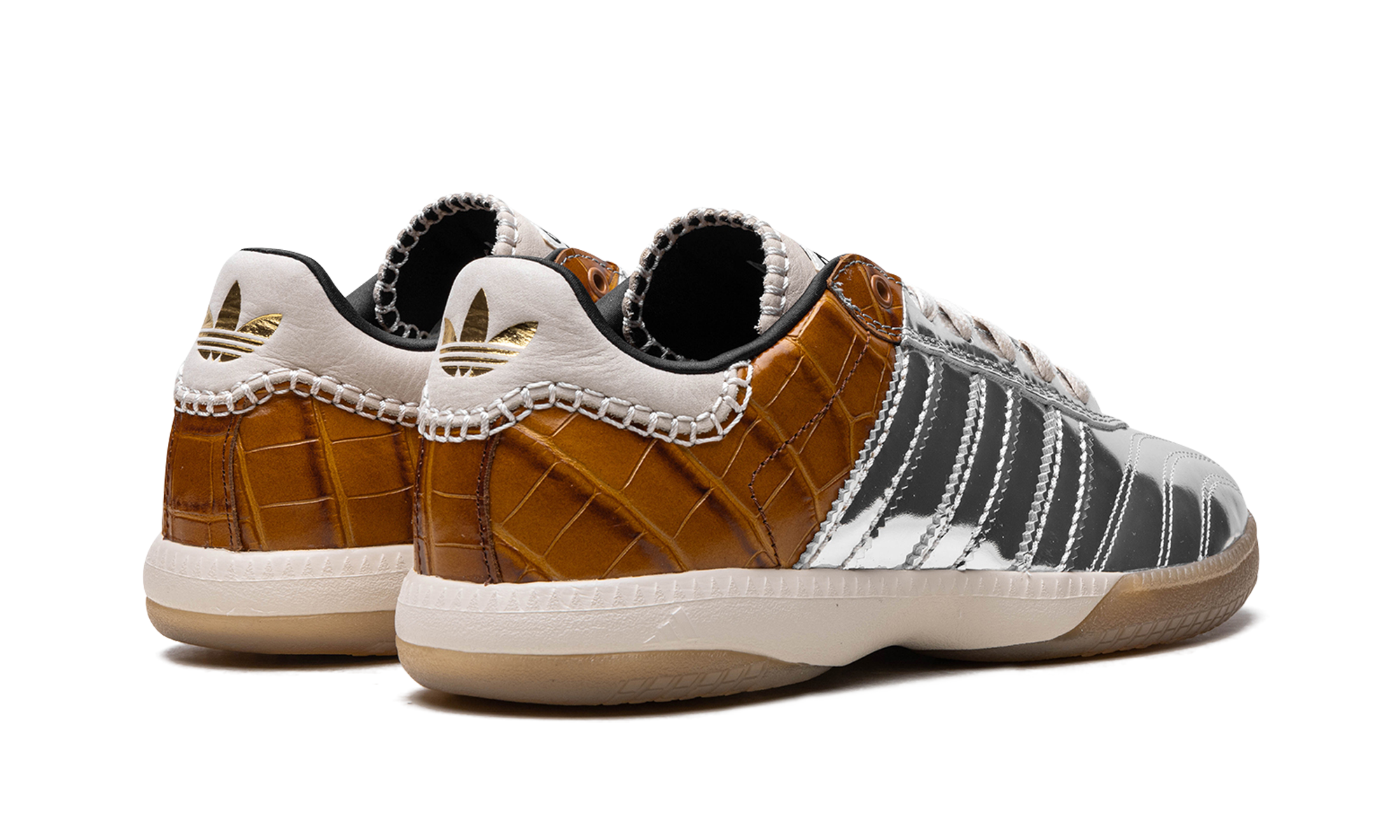Adidas Samba Millennium Wales Bonner Silver Metallic Yellow Croc