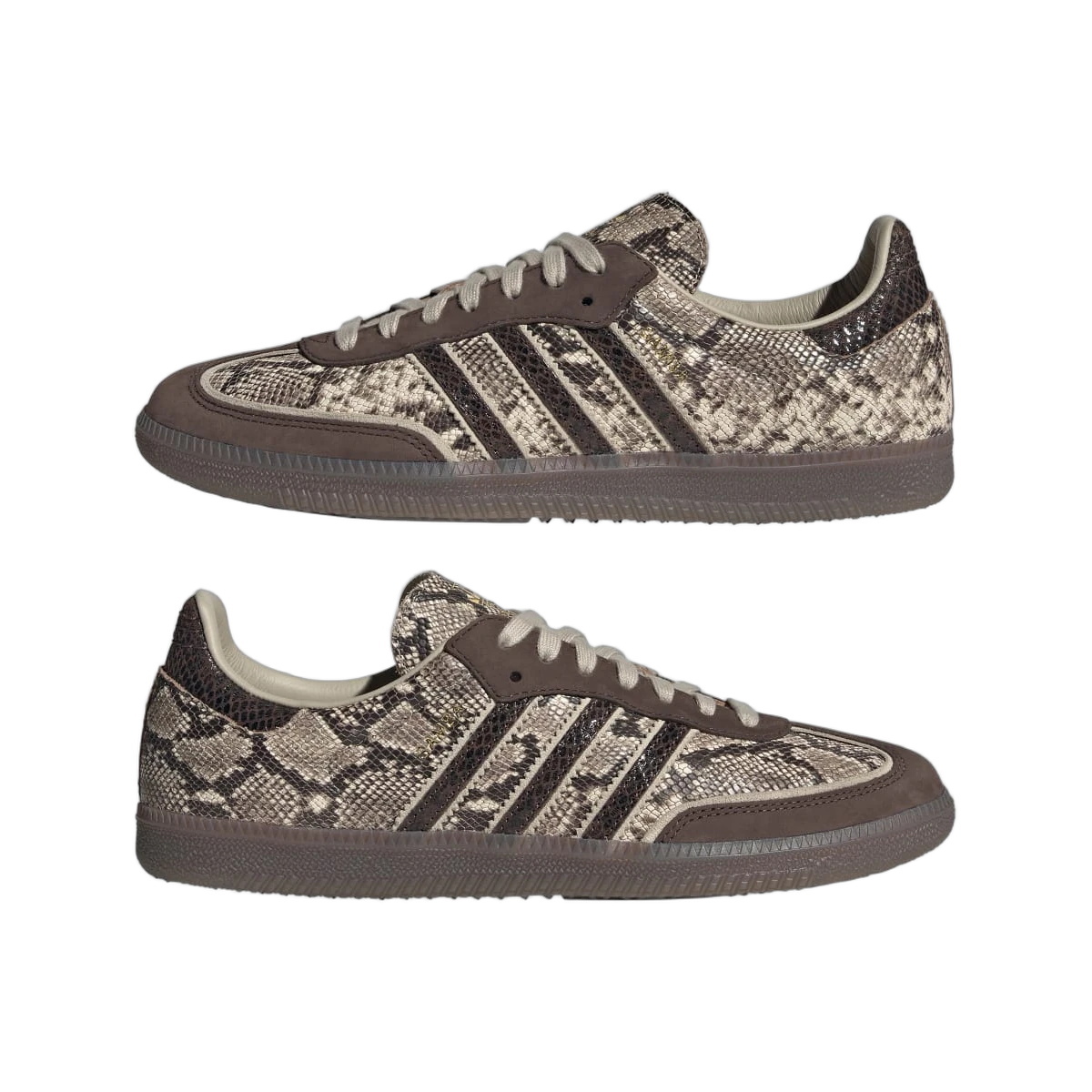 Adidas Samba OG Brown Khaki Snakeskin